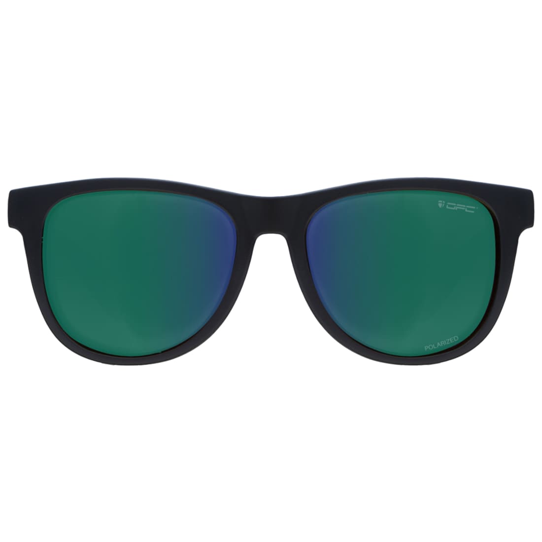 Okulary przeciwsłoneczne OPC Lifestyle Ibiza - Matt Black/ Green z polaryzacją