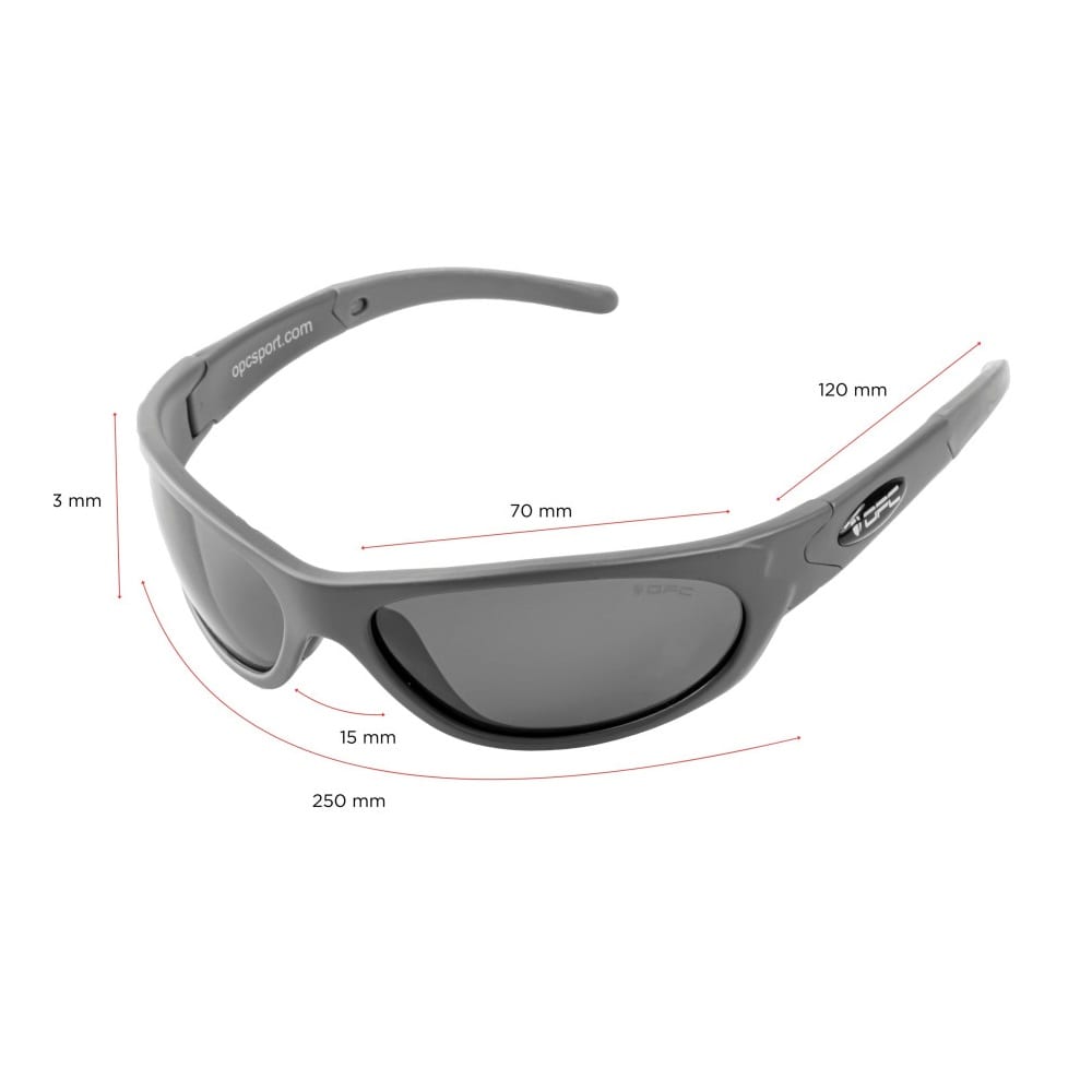 Okulary przeciwsłoneczne OPC Military Marines Black Matt Green Revo z polaryzacją