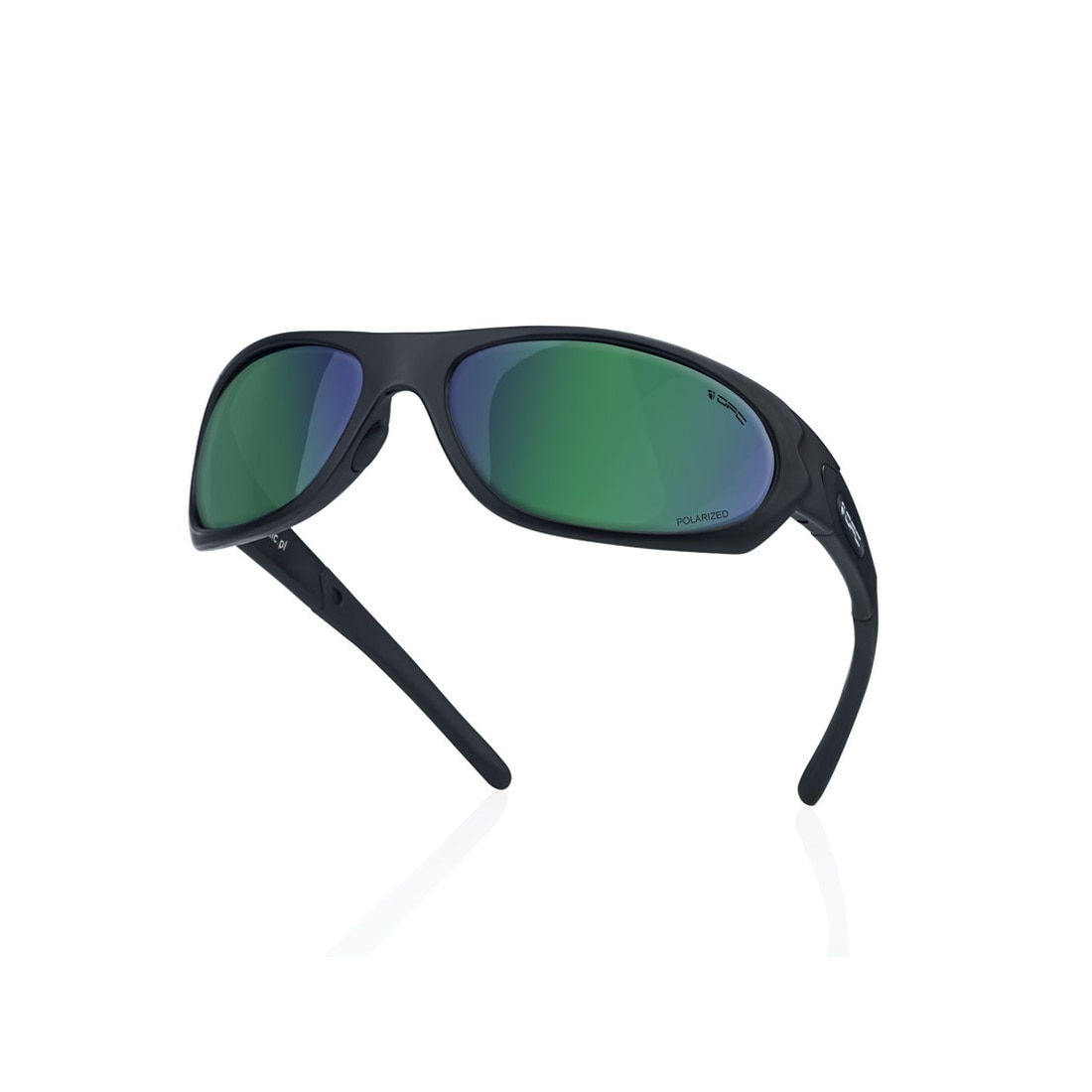 Okulary przeciwsłoneczne OPC Military Marines Black Matt Green Revo z polaryzacją