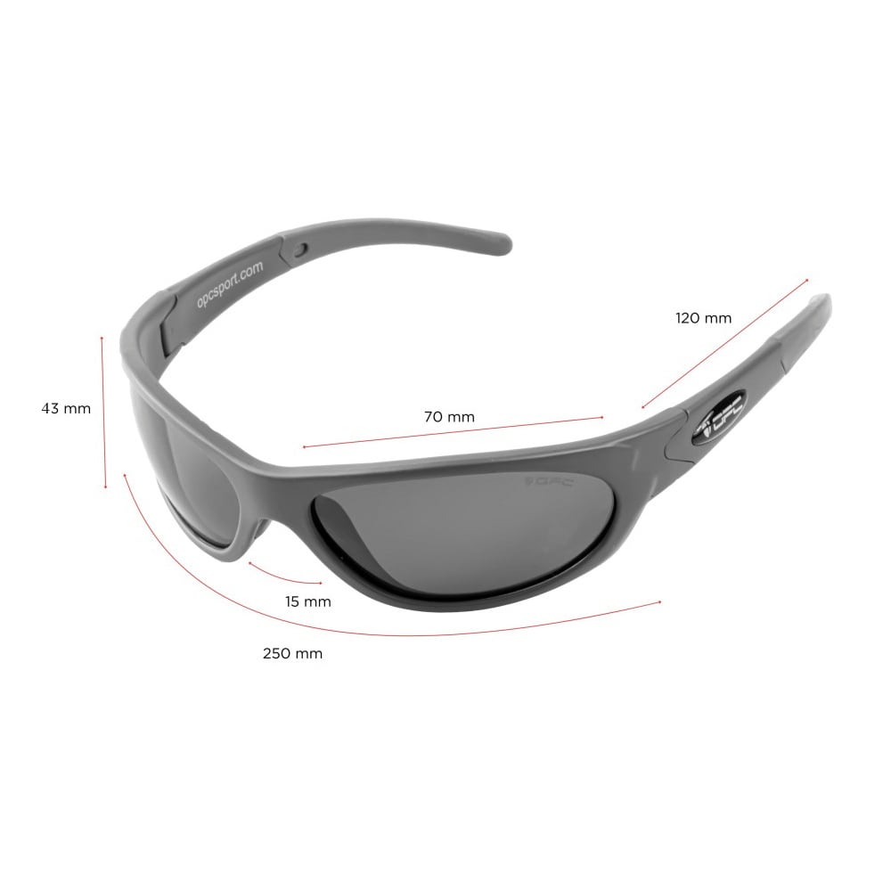 Okulary przeciwsłoneczne OPC Military Marines Black Matt Green Revo z polaryzacją