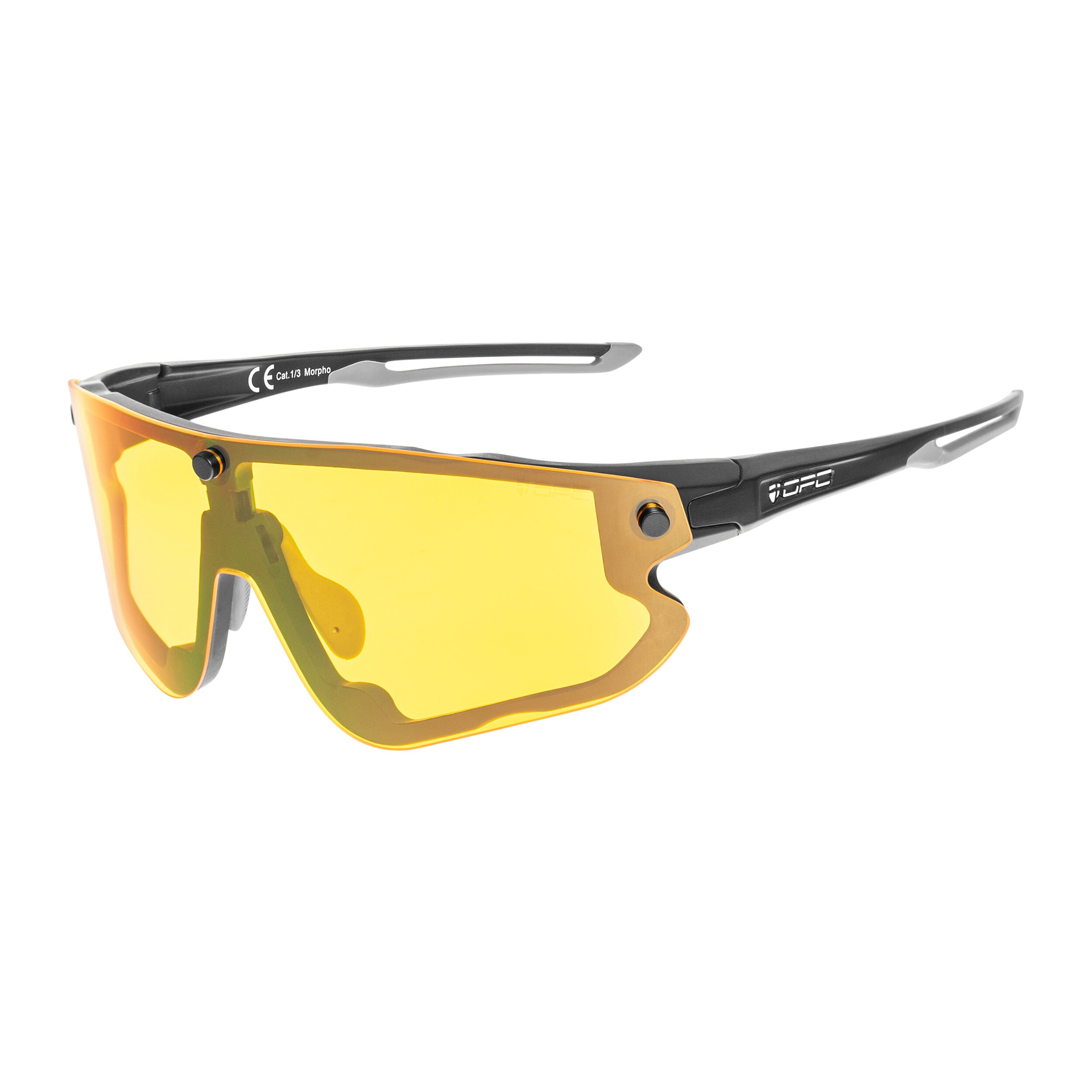 OPC All Round Morpho Sunglasses - Matt Black/Green/Yellow Set