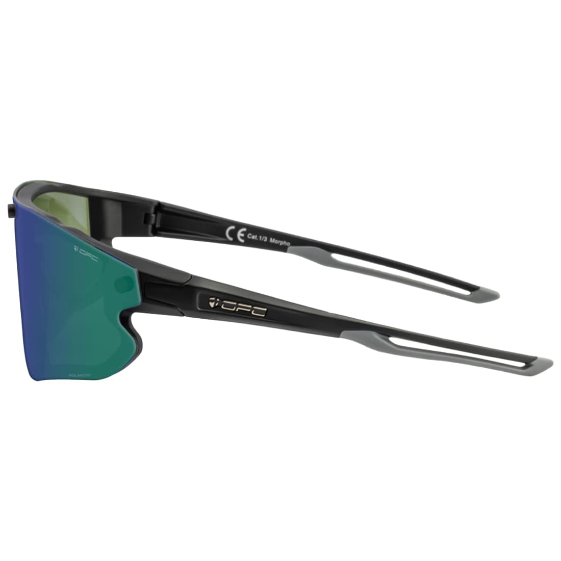 Okulary przeciwsłoneczne OPC All Round Morpho - Matt Black/Green/Yellow Set