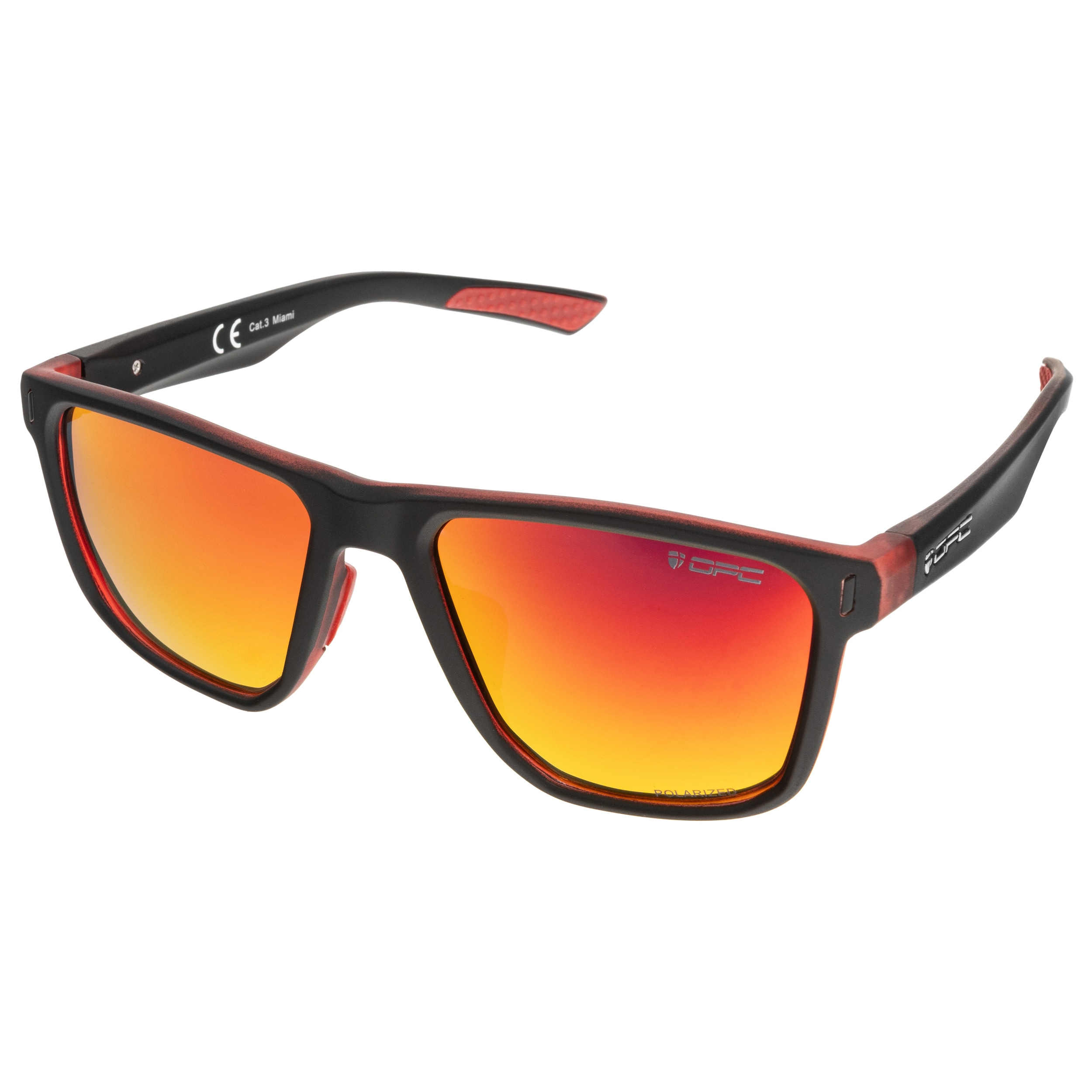 Сонцезахисні окуляри OPC Lifestyle Miami Matt/Black Red Revo з поляризацією