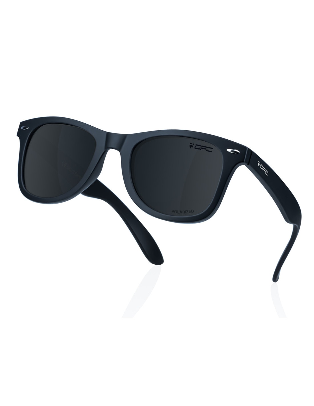 Okulary przeciwsłoneczne OPC Lifestyle Santa Cruz Matt Black Smoke z polaryzacją