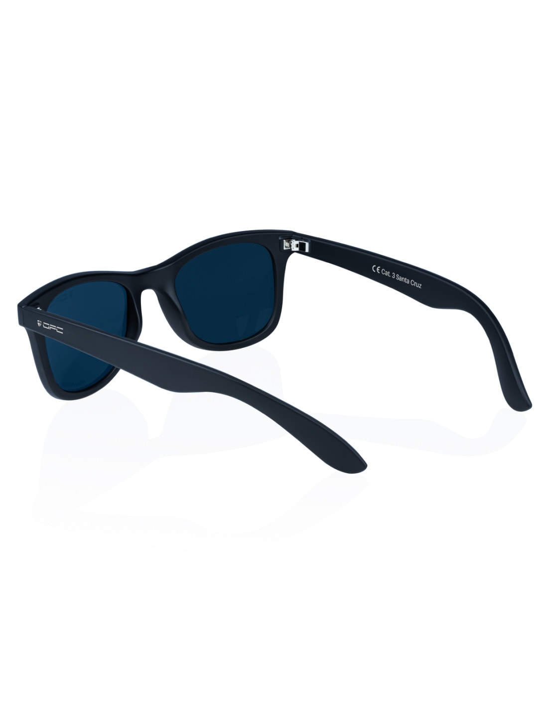 Сонцезахисні окуляри OPC Lifestyle Santa Cruz Matt Black/Red Revo з поляризацією