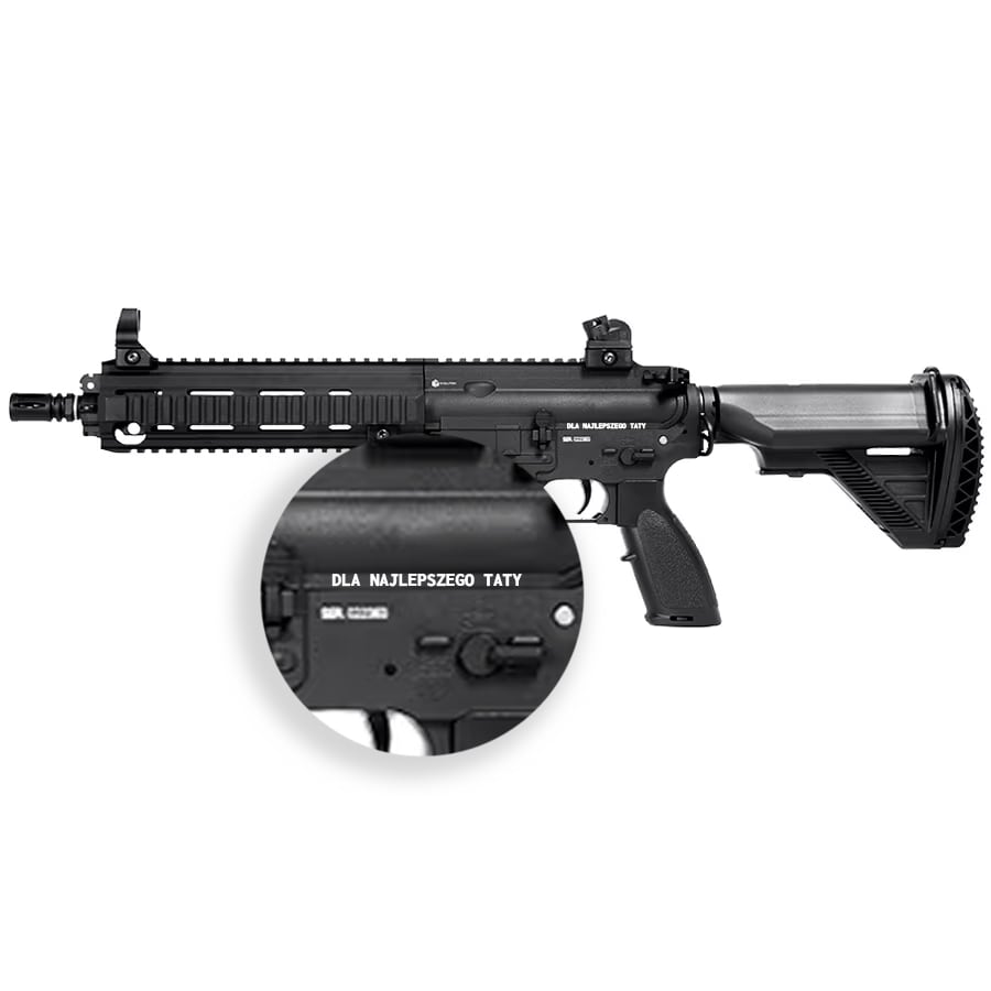 Штурмова гвинтівка AEG Evolution CQB Carbontech ETS II - Black