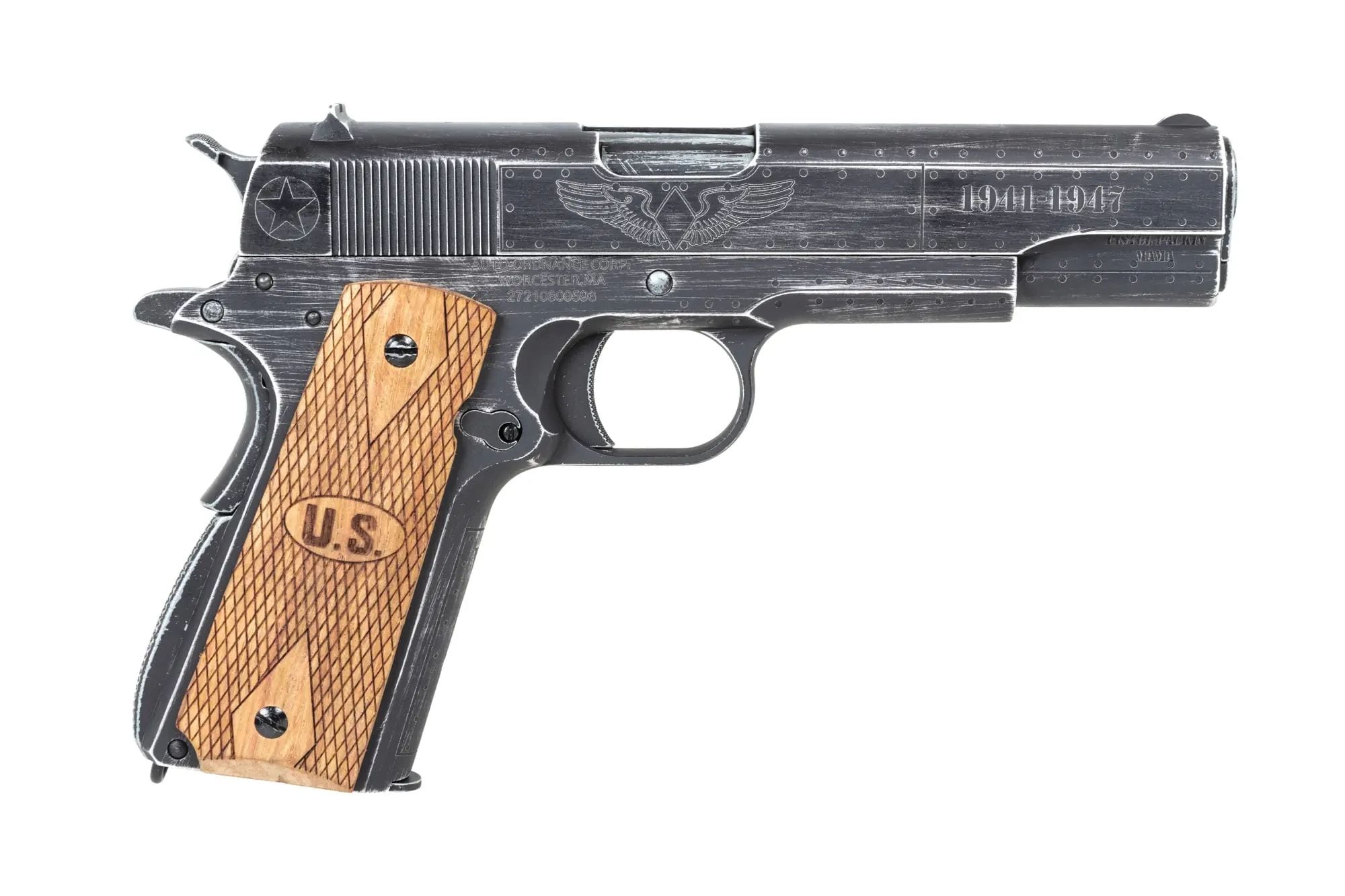 Пістолет GBB Cybergun Auto Ordance 1911 Green Gas - Fly Girl