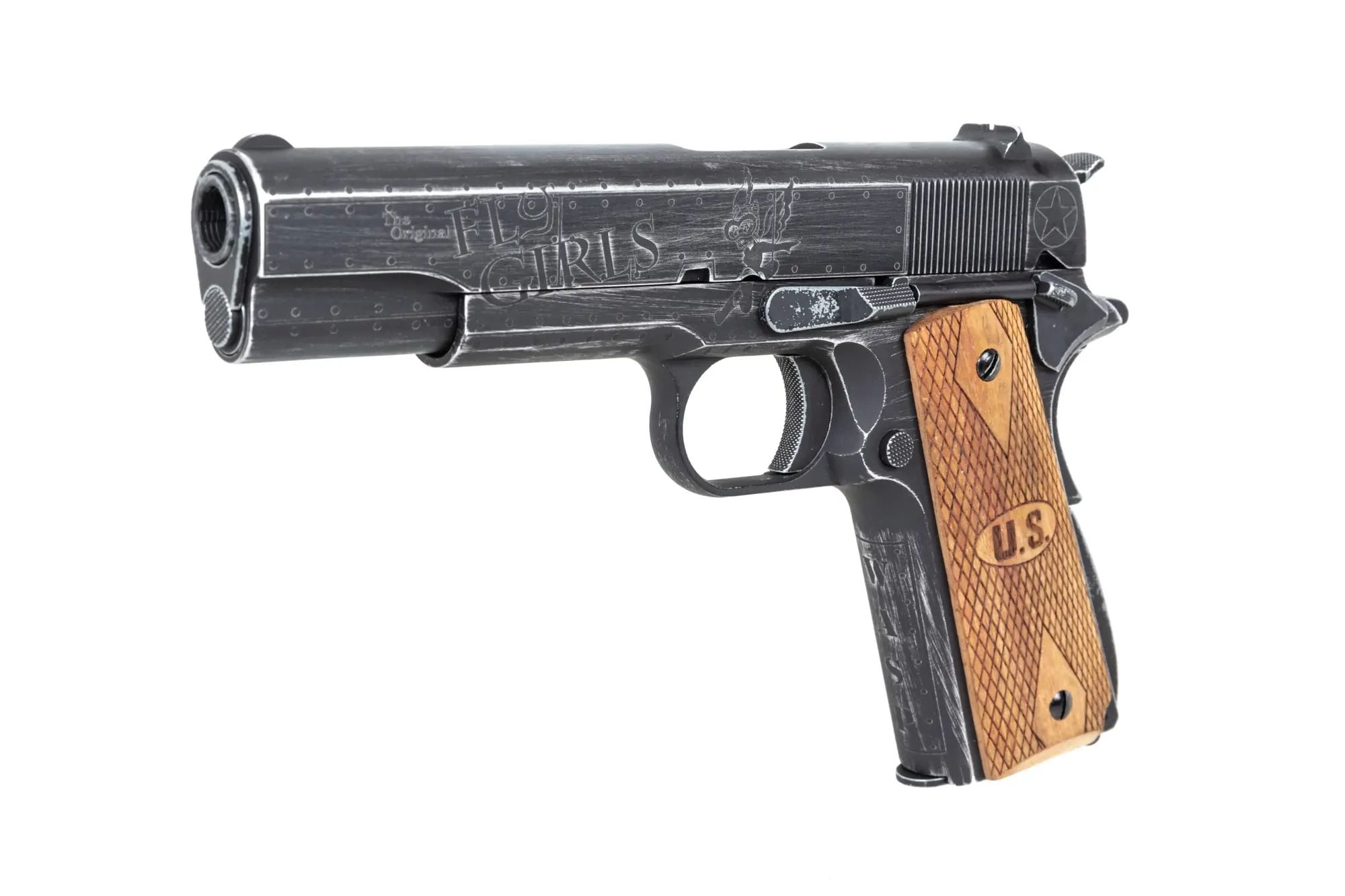 Пістолет GBB Cybergun Auto Ordance 1911 Green Gas - Fly Girl