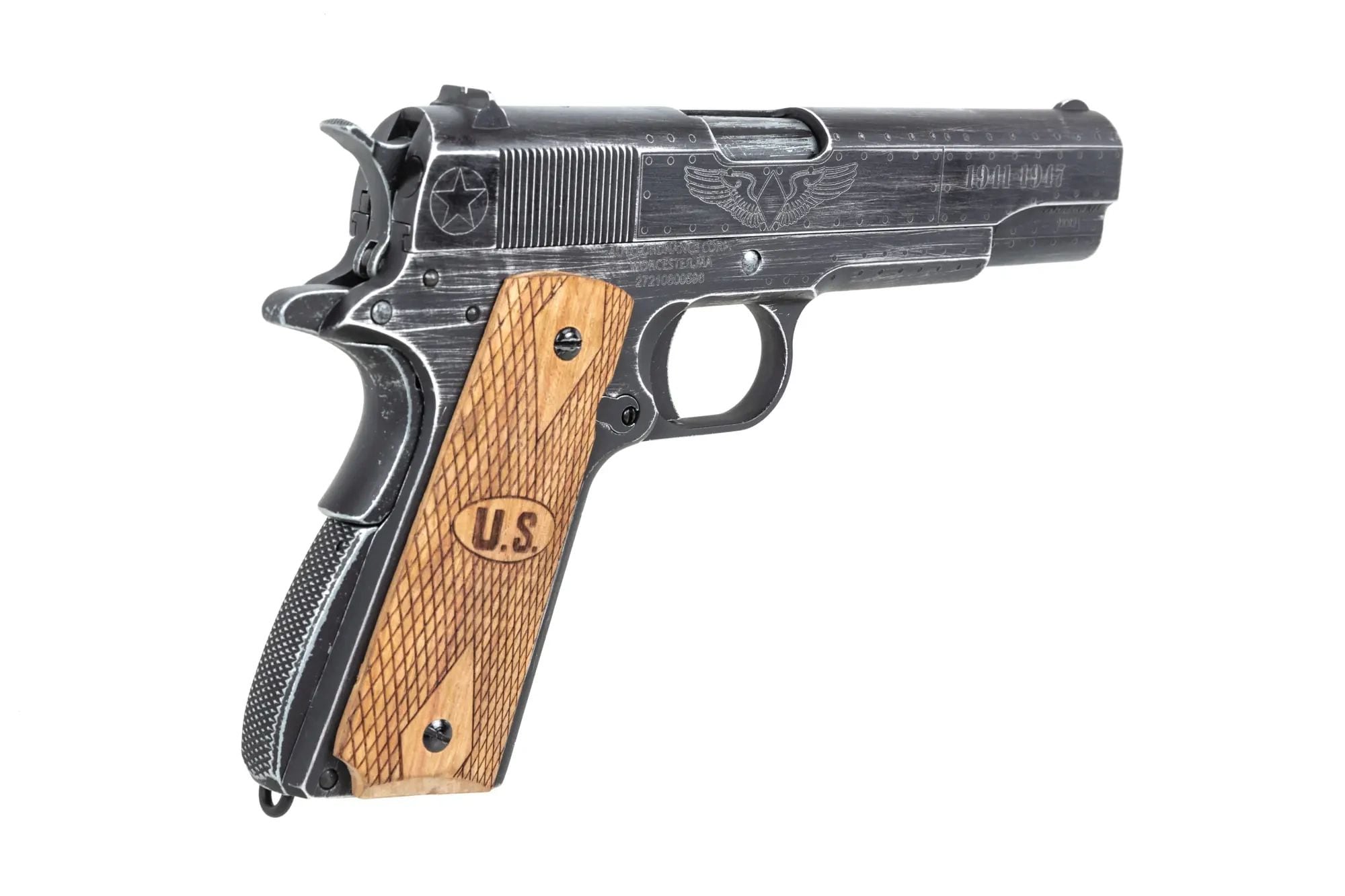 Пістолет GBB Cybergun Auto Ordance 1911 Green Gas - Fly Girl