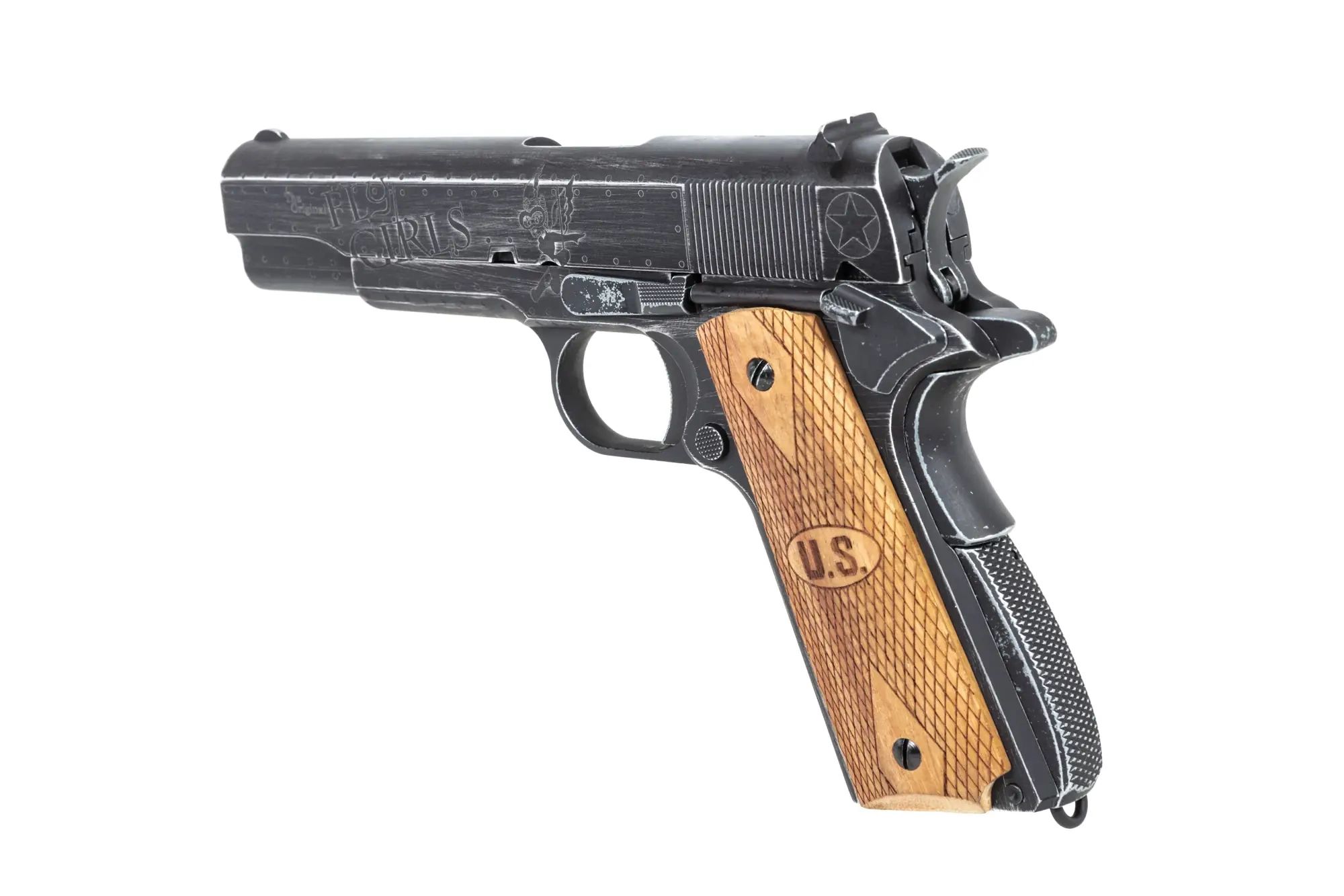 Пістолет GBB Cybergun Auto Ordance 1911 Green Gas - Fly Girl