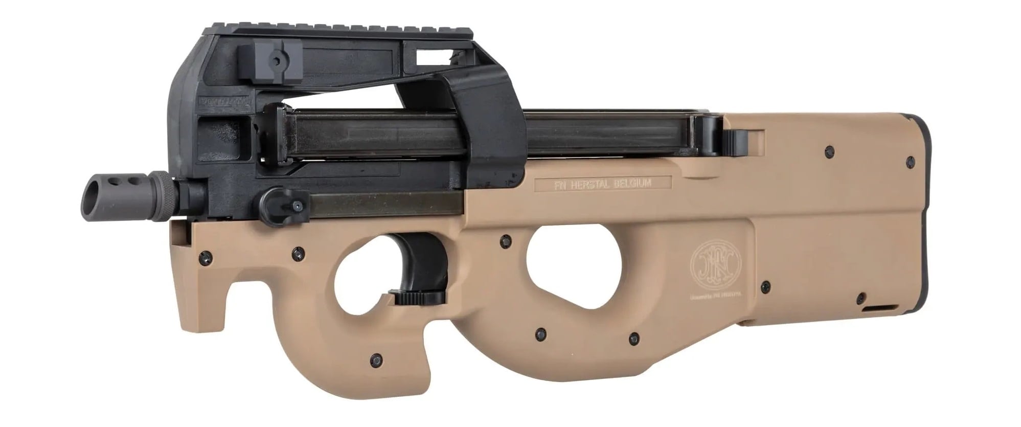 Пістолет-кулемет GBB Cybergun x FN Herstal P90 - Half-Tan