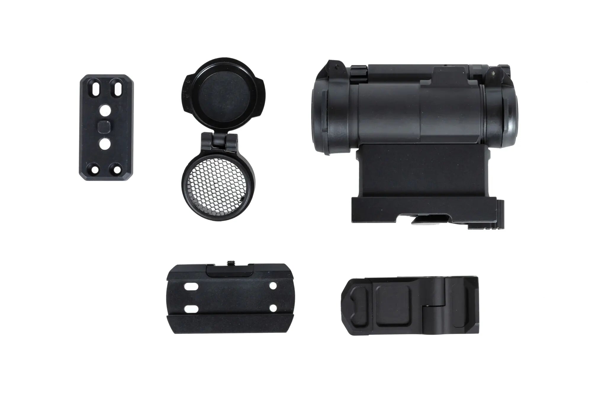 Kolimator JJ Airsoft M5 z trzema montażami - Black