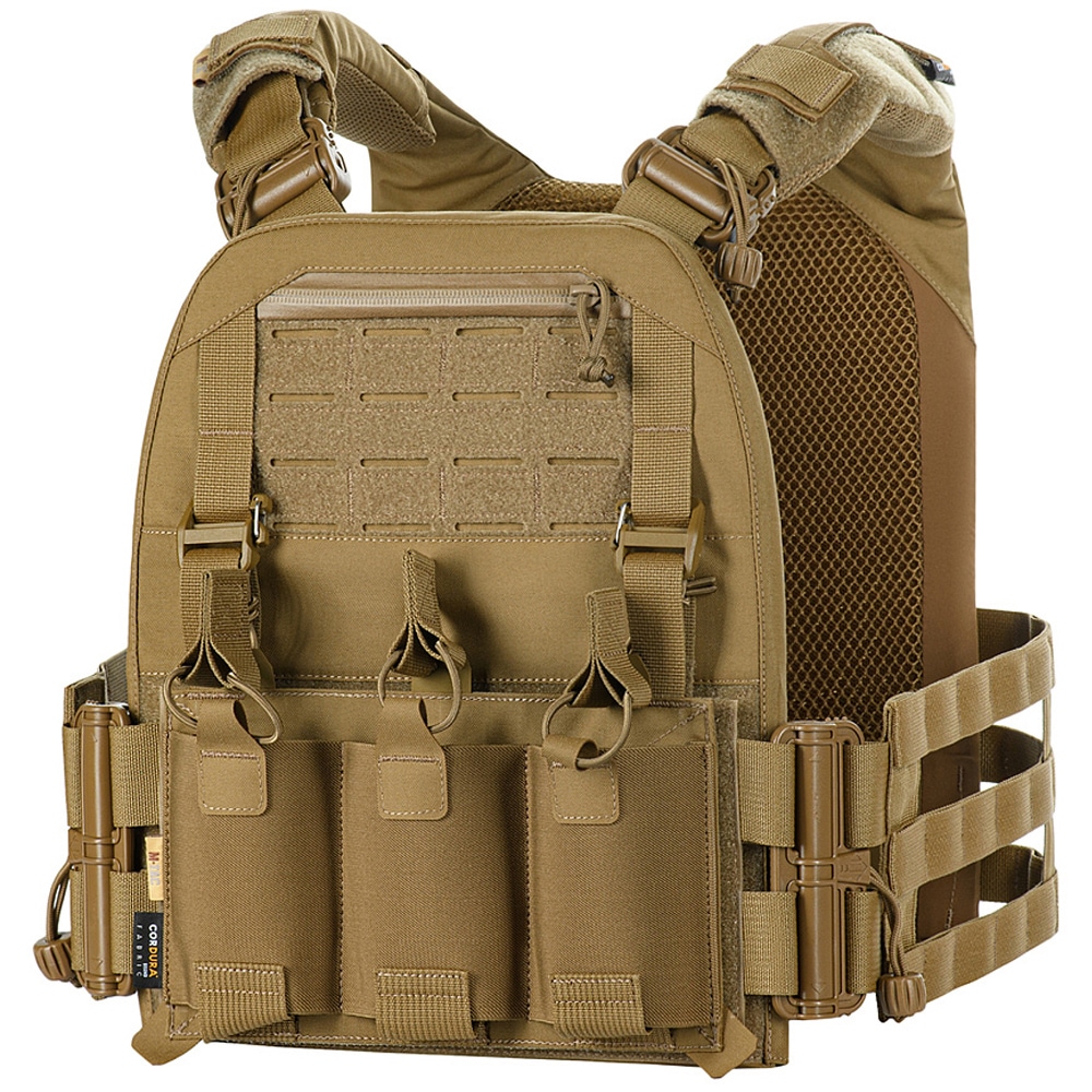 Kamizelka taktyczna typu Plate Carrier M-Tac Cuirass Fast Elite Large - Coyote