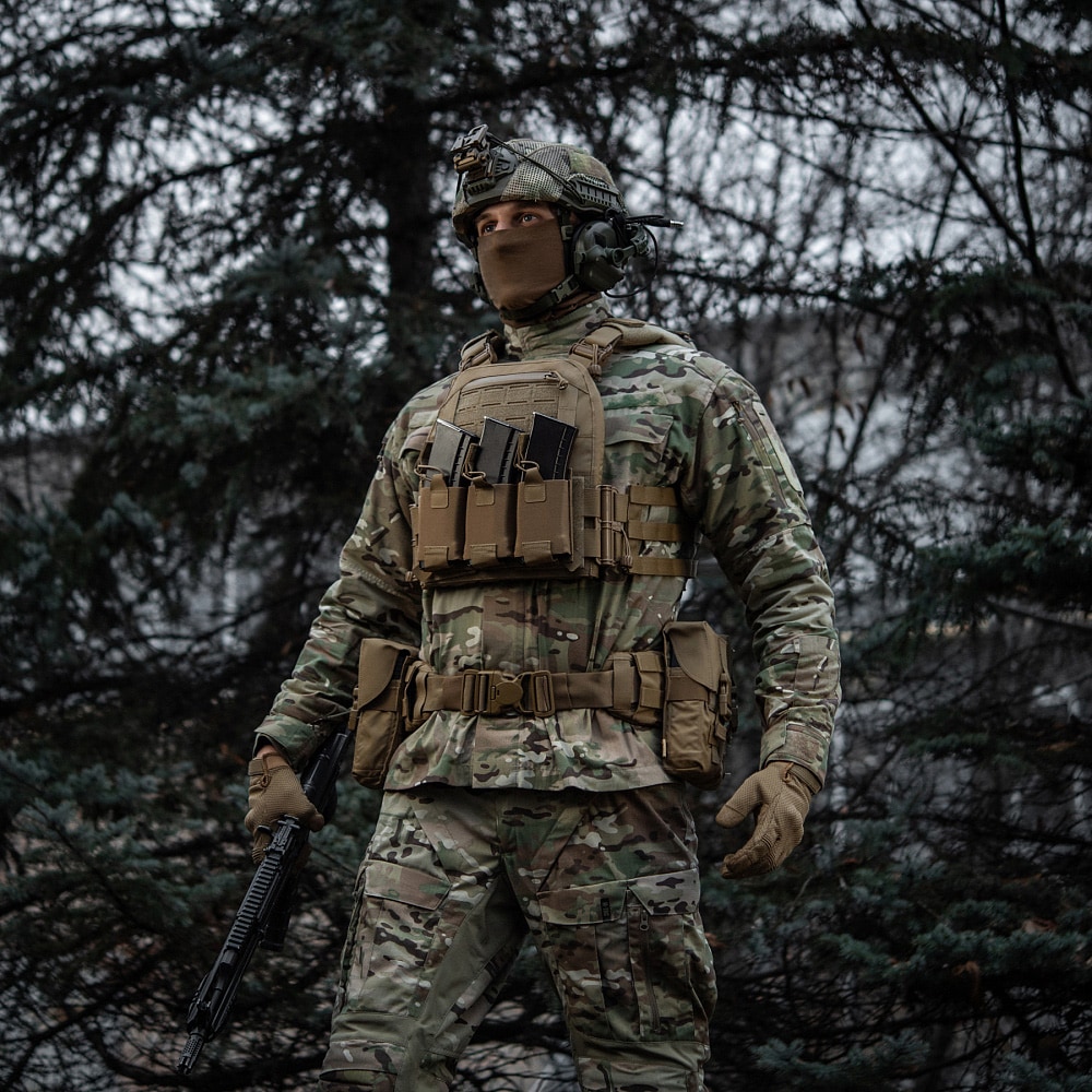 Kamizelka taktyczna typu Plate Carrier M-Tac Cuirass Fast Elite Large - Coyote