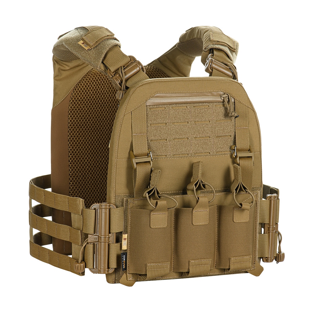 Kamizelka taktyczna typu Plate Carrier M-Tac Cuirass Fast Elite Large - Coyote
