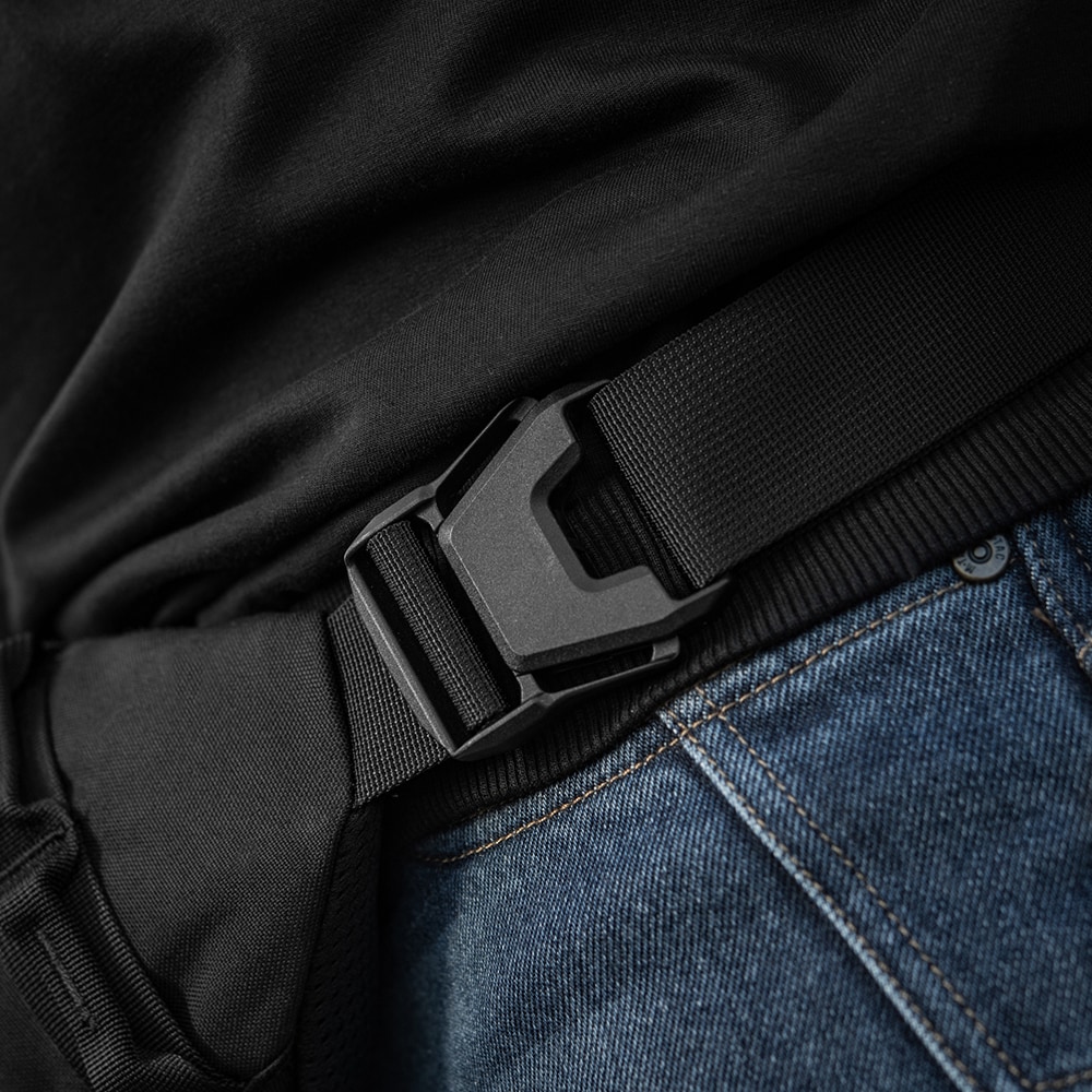 Nerka M-Tac Tactical Waist Bag Hex - Black
