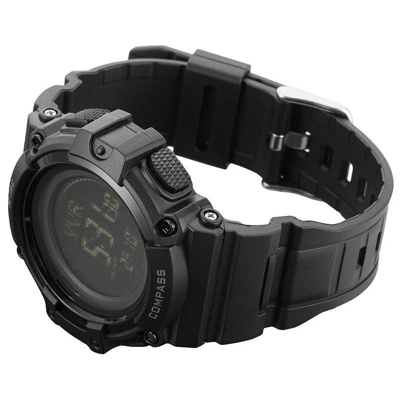 Тактичний годинник M-Tac з компасом 2233 - Black