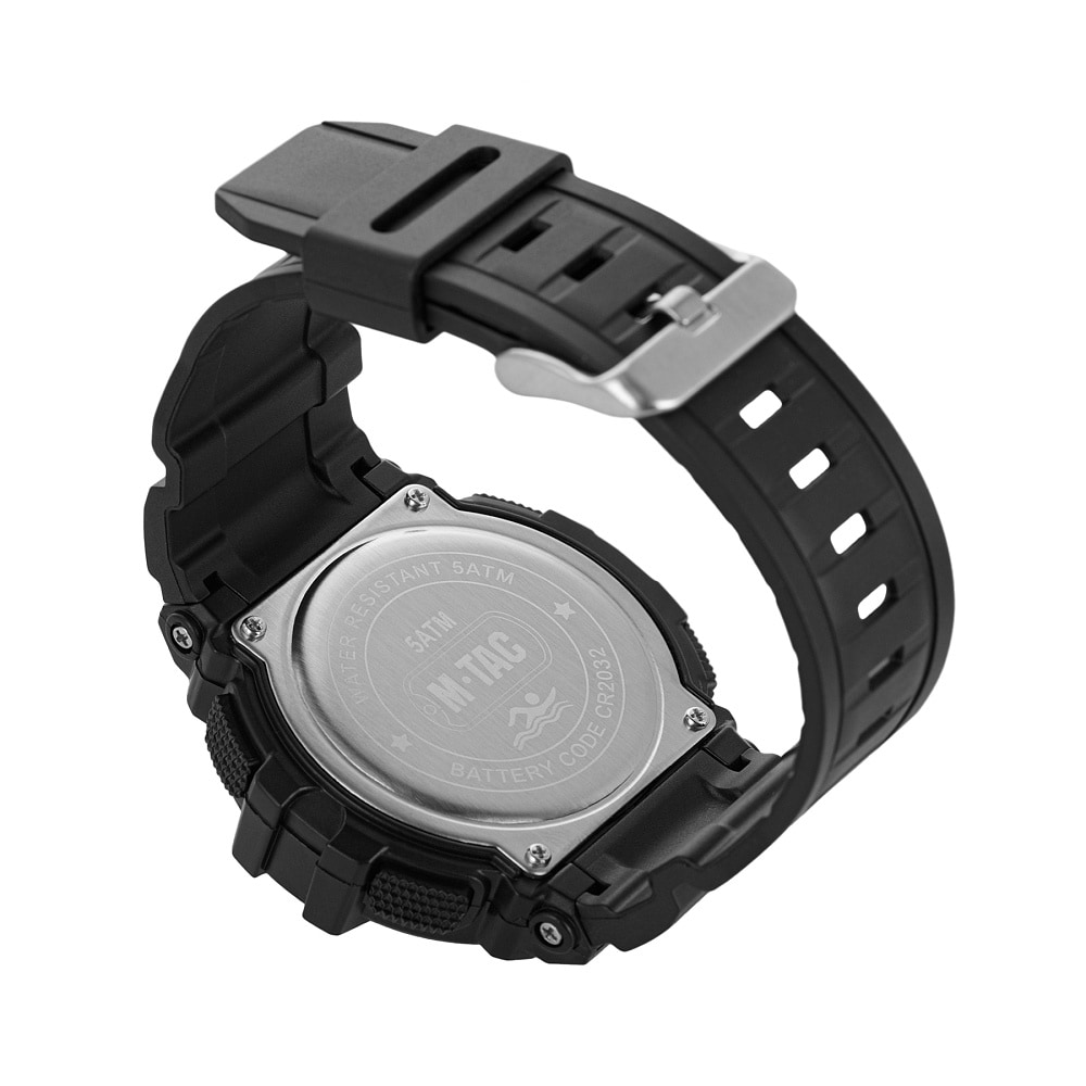 Тактичний годинник M-Tac з компасом 2233 - Black
