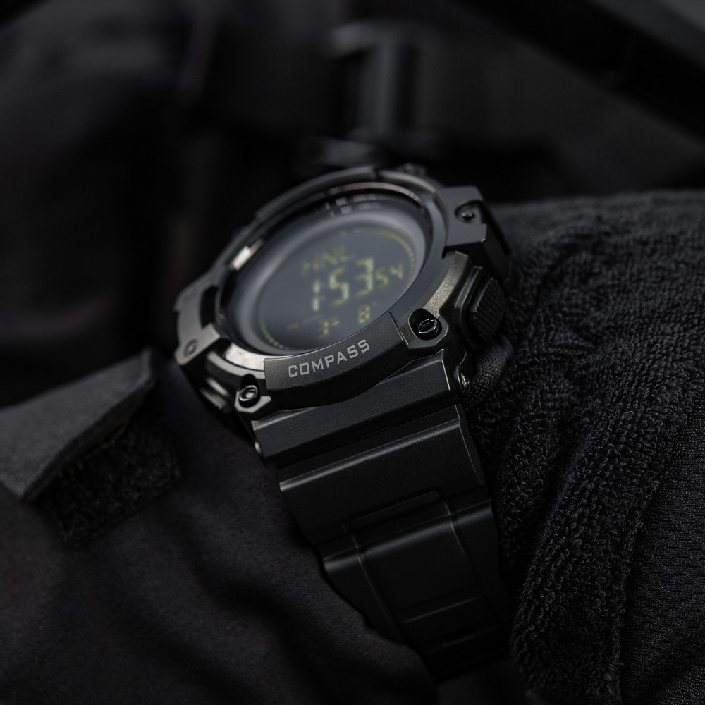 Тактичний годинник M-Tac з компасом 2233 - Black
