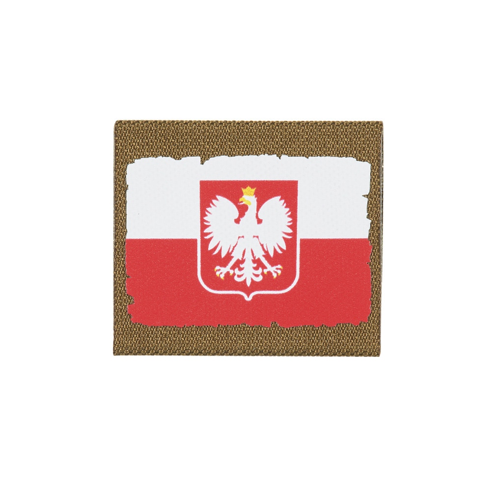 Naszywka M-Tac Flaga Polski MOLLE Patch - Coyote