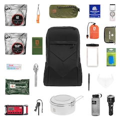 Plecak ewakuacyjny Helikon Bail Out Bag 25 l Black V2 - z wyposażeniem