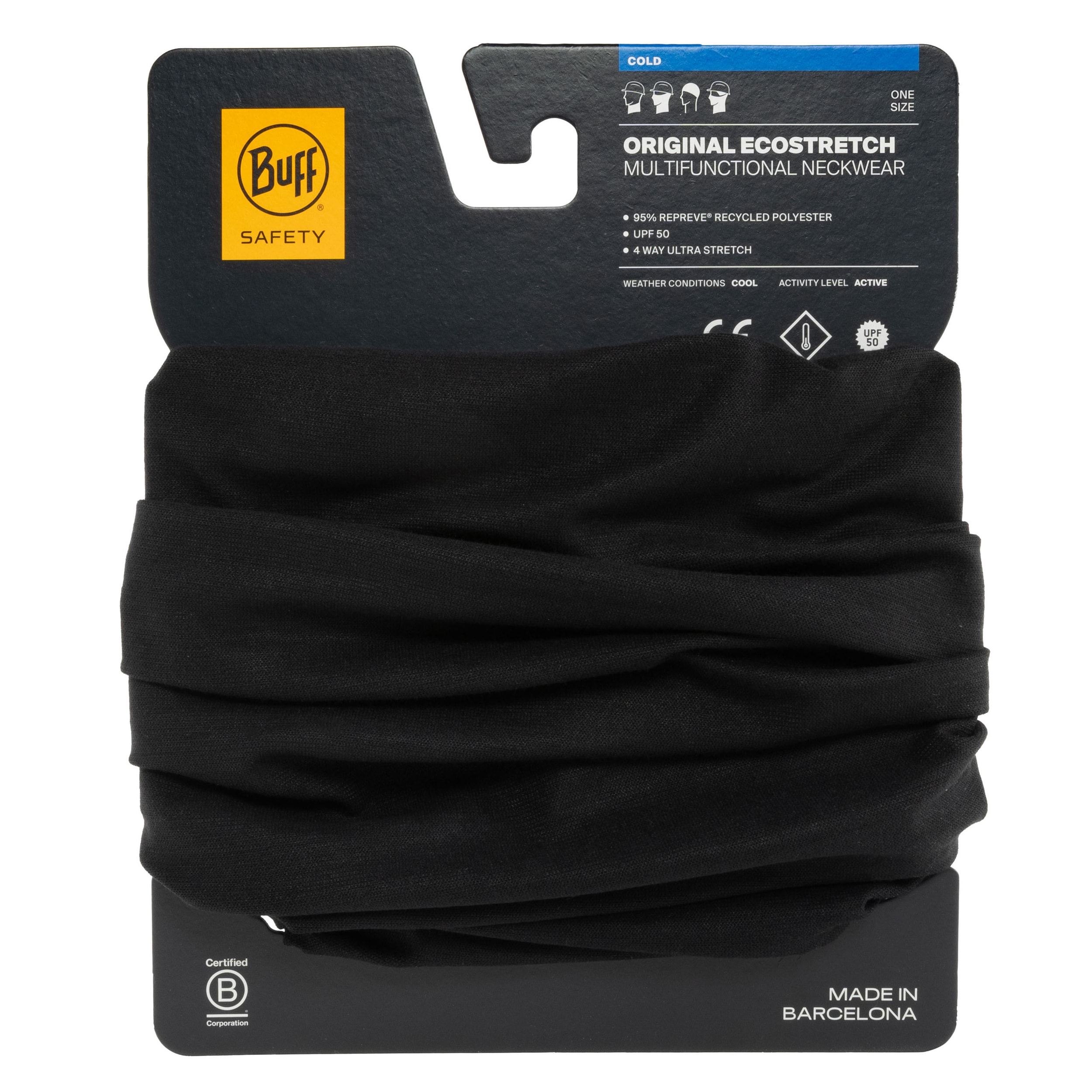 Chusta ochronna Buff Safety Original Ecostretch - Black