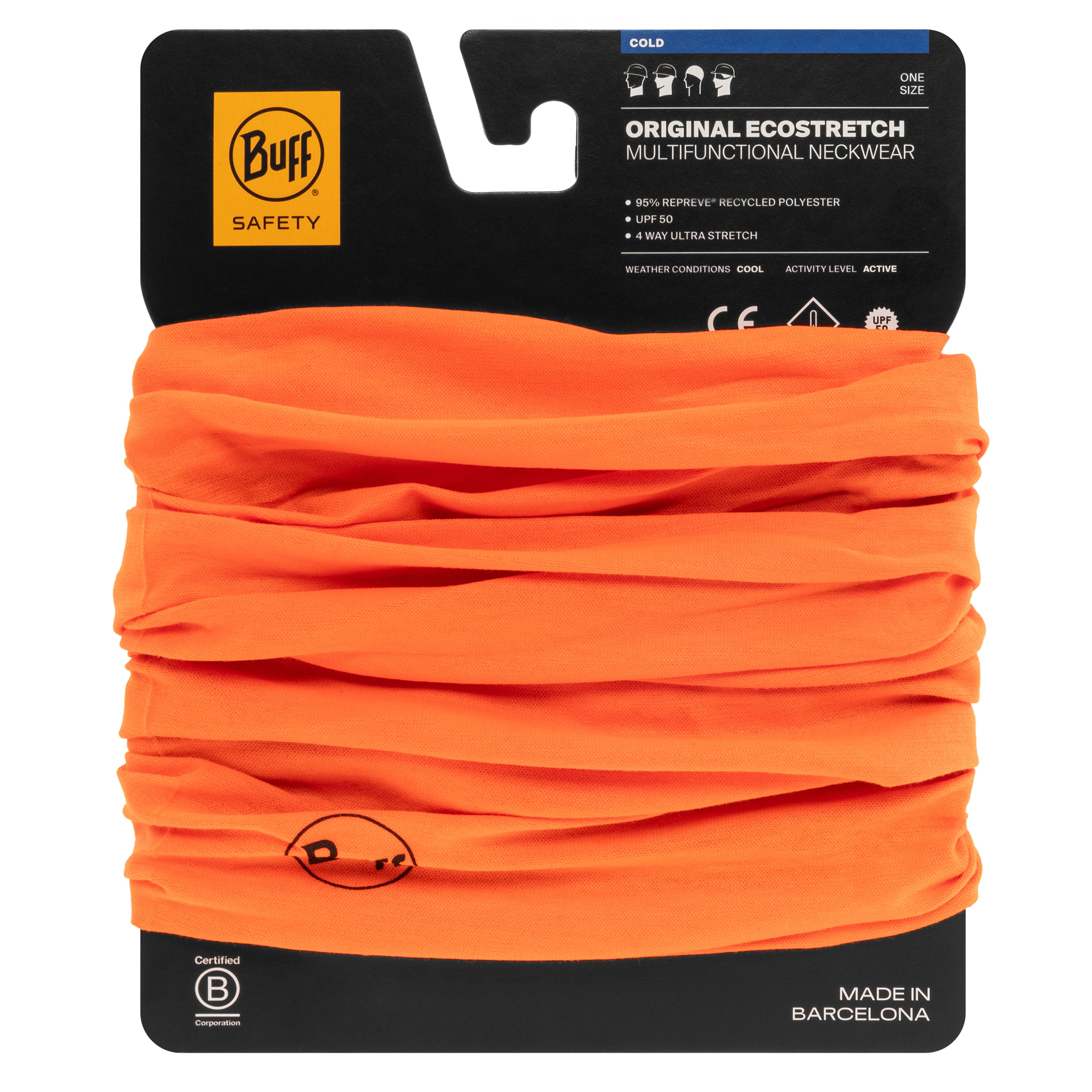 Бафф Buff Safety Original Ecostretch - Orange Fluor