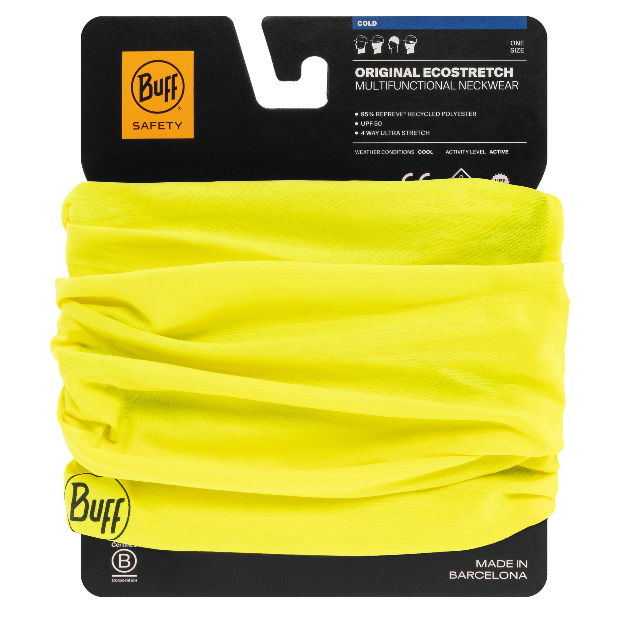 Бафф Buff Safety Original Ecostretch - Yellow Fluor