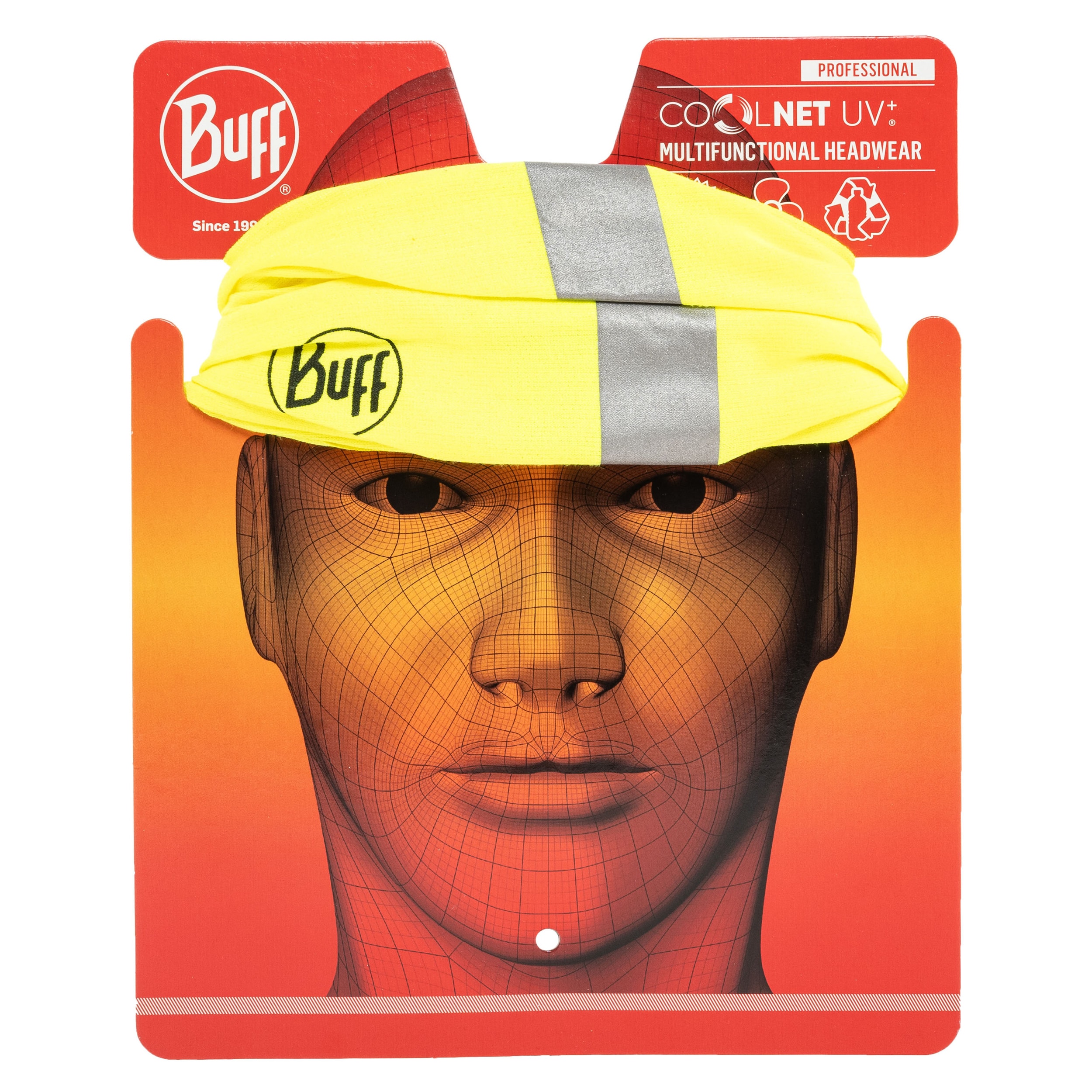 Бафф Buff Safety Coolnet UV Reflective - R-Solid Yellow Fluor