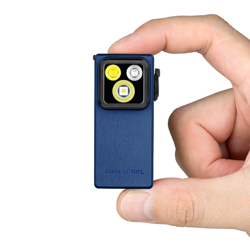 Latarka akumulatorowa Olight Oclip Ultra Navy Blue - 530 lumenów