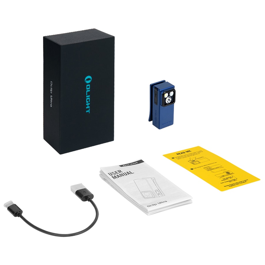 Latarka akumulatorowa Olight Oclip Ultra Navy Blue - 530 lumenów