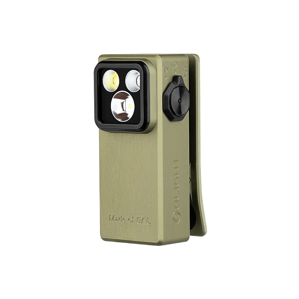 Latarka akumulatorowa Olight Oclip Ultra Olive Green - 530 lumenów
