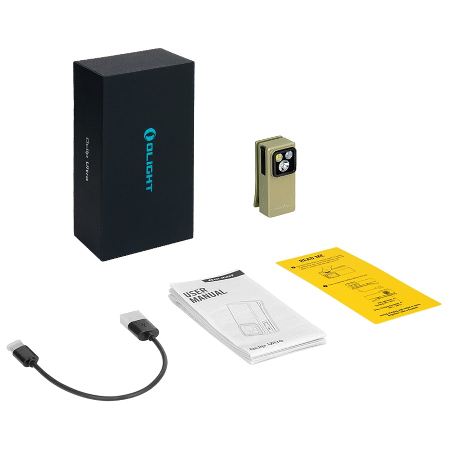 Latarka akumulatorowa Olight Oclip Ultra Olive Green - 530 lumenów