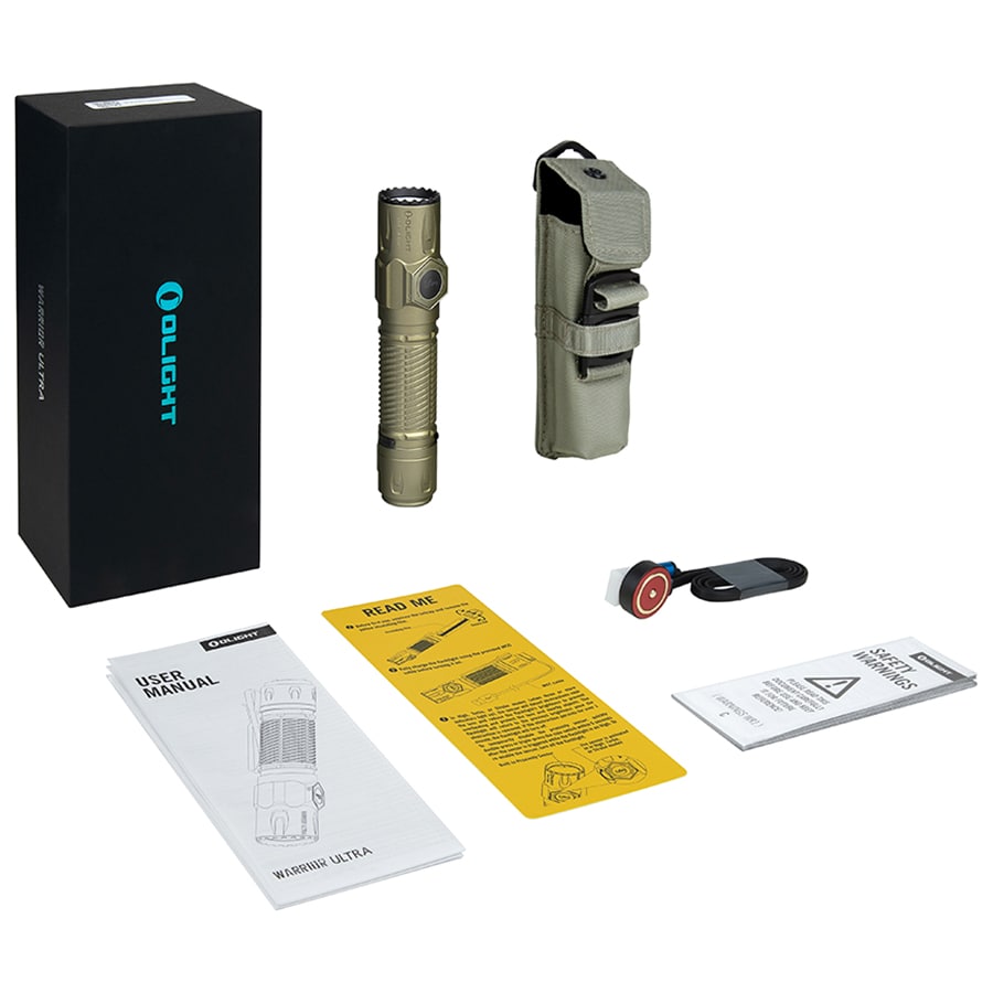 Latarka taktyczna Olight Warrior Ultra Olive Green - 2500 lumenów