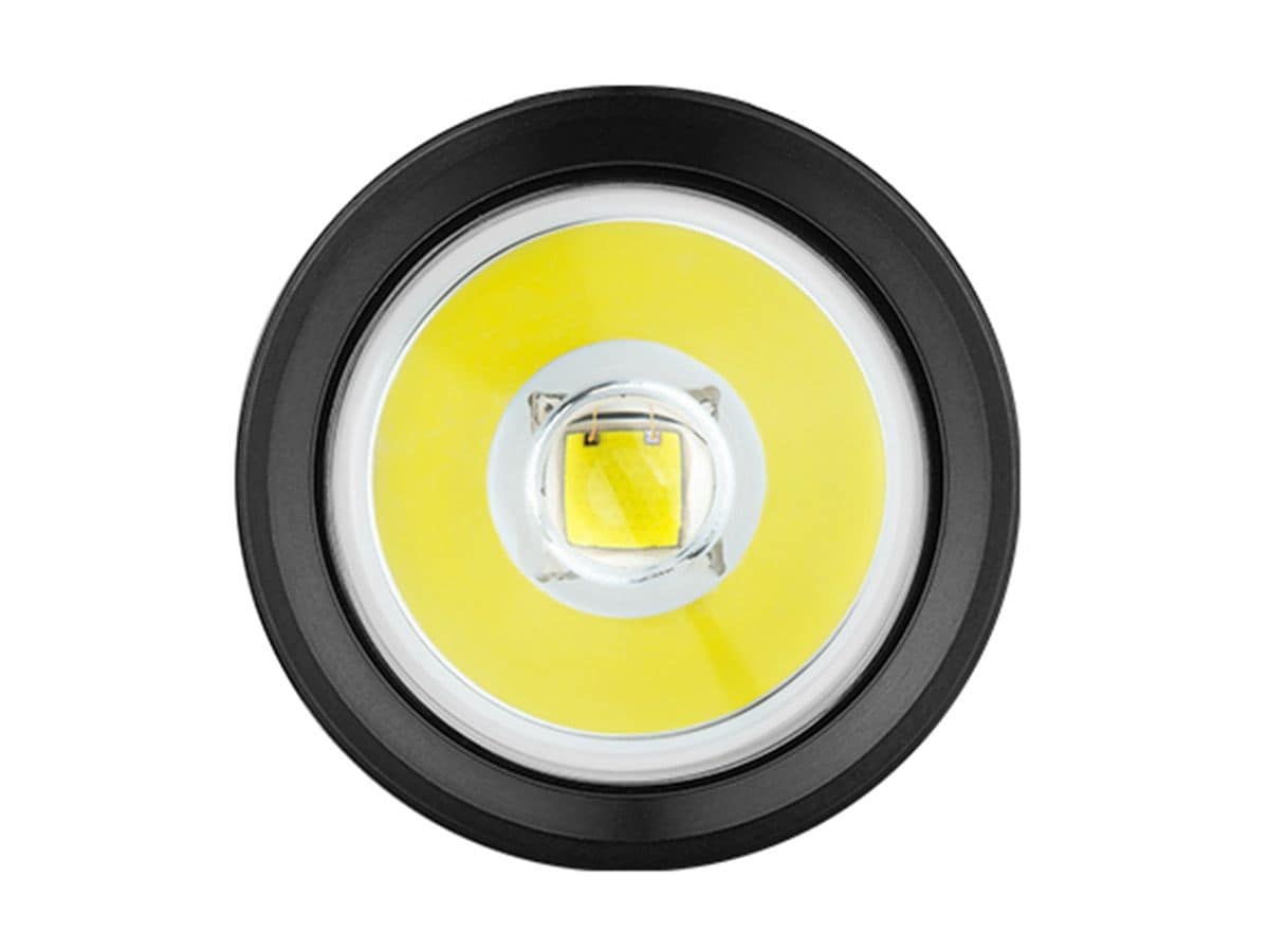 Latarka Olight Baton 4 Premium Edition Orange z bezprzewodowym etui ładującym - 1300 lumenów