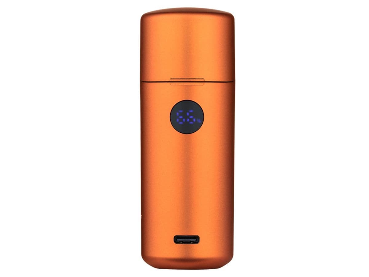Latarka Olight Baton 4 Premium Edition Orange z bezprzewodowym etui ładującym - 1300 lumenów