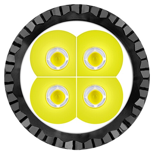 Latarka taktyczno-poszukiwawcza Olight Seeker 4 Pro Cool White Cyber Violet - 4600 lumenów