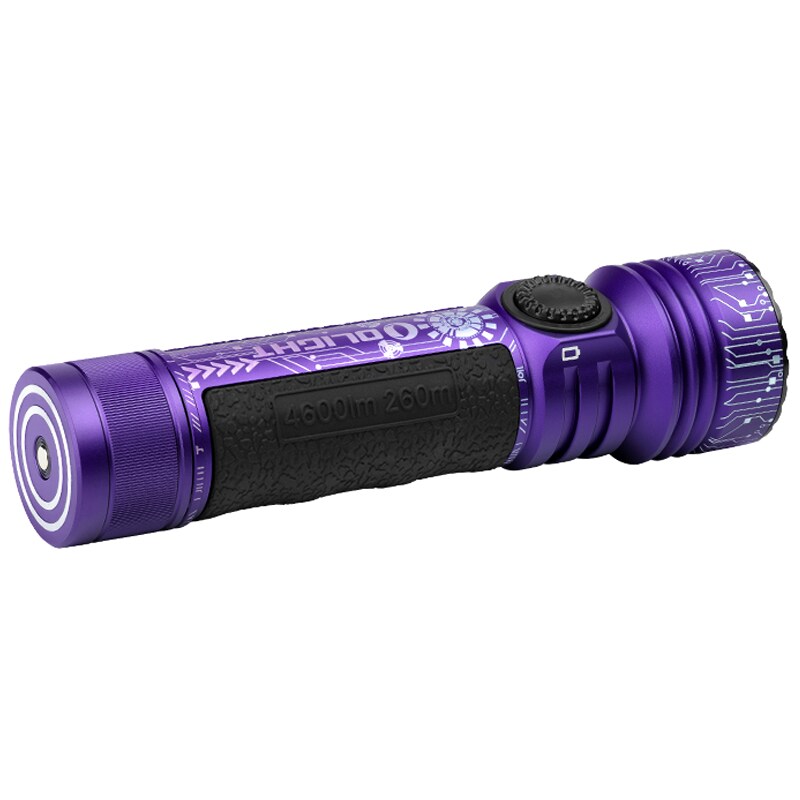 Latarka taktyczno-poszukiwawcza Olight Seeker 4 Pro Cool White Cyber Violet - 4600 lumenów
