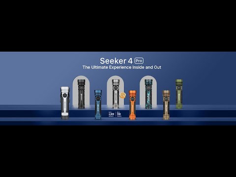 Тактично-пошуковий ліхтарик Olight Seeker 4 Pro Cool White Cyber Violet - 4600 люменів