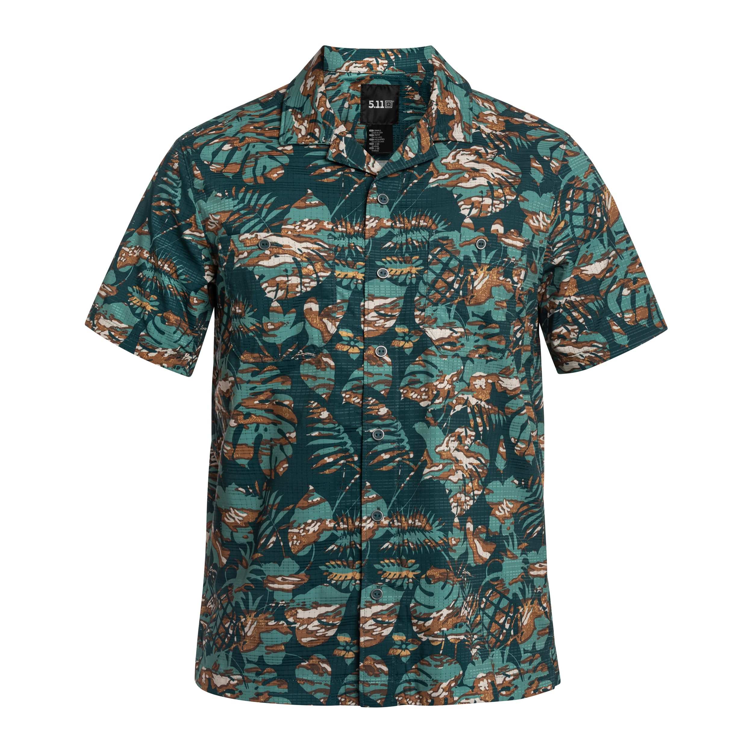 Koszula 5.11 Adventure Print Short Sleeve - Deep Sea Neu Vay Camo