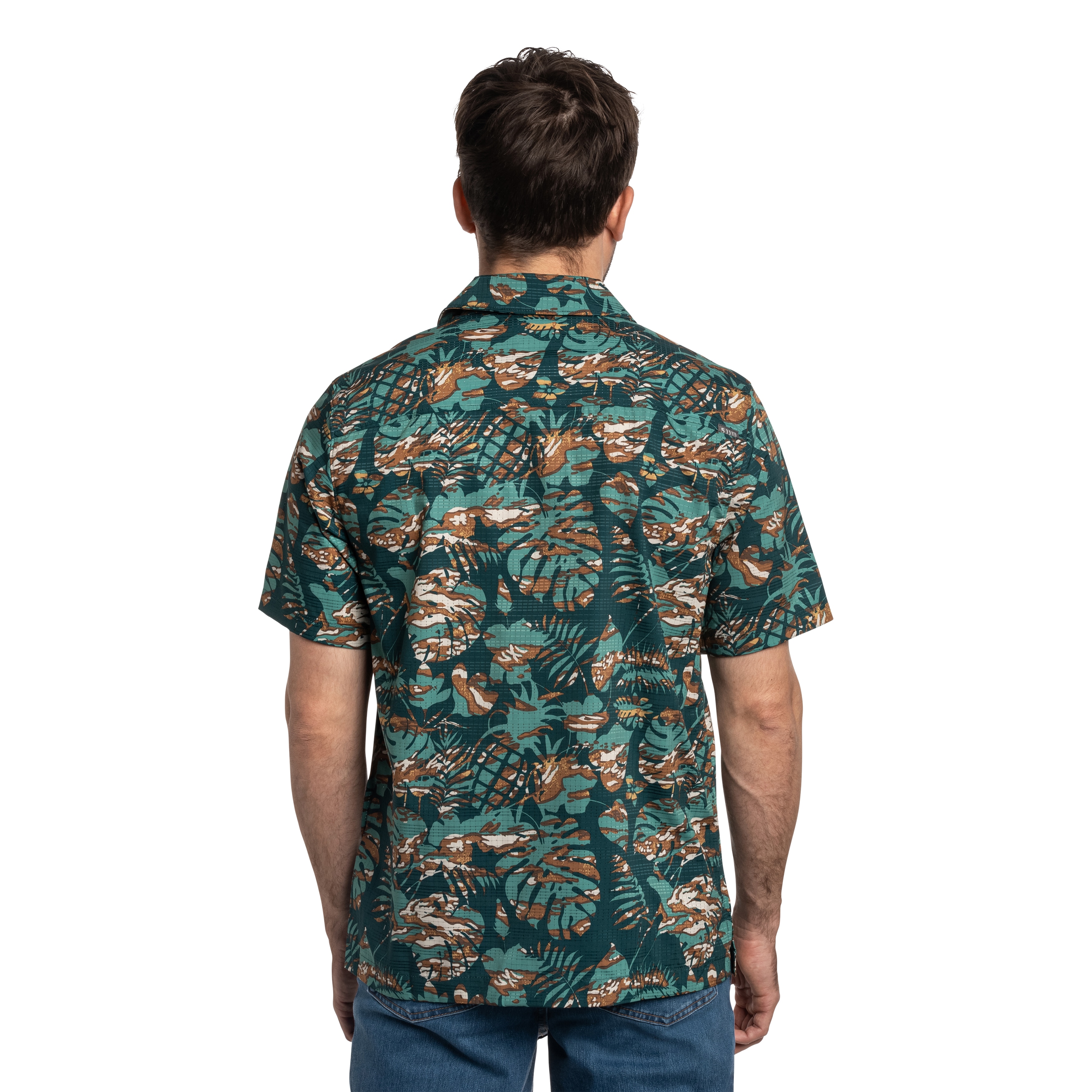 Koszula 5.11 Adventure Print Short Sleeve - Deep Sea Neu Vay Camo
