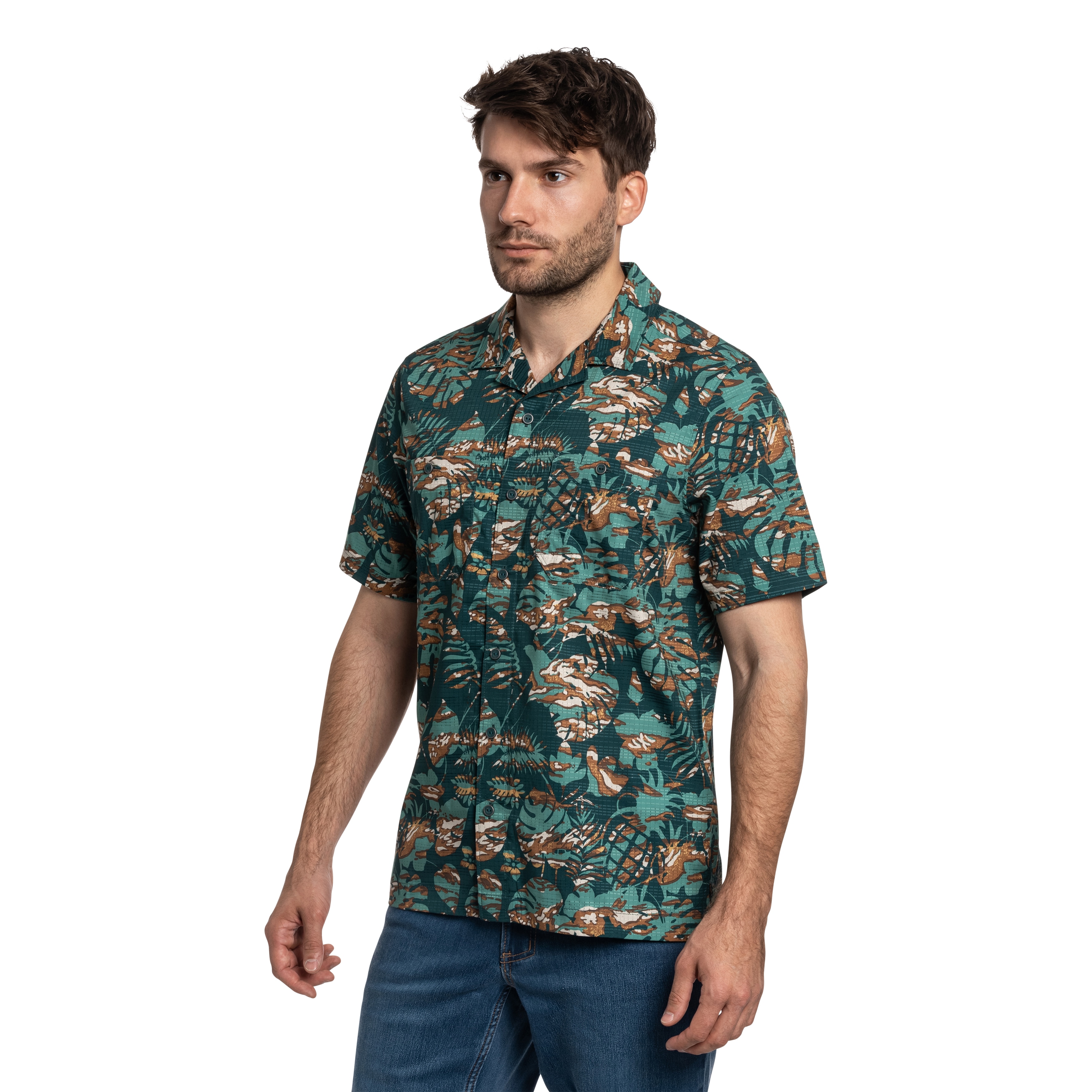Koszula 5.11 Adventure Print Short Sleeve - Deep Sea Neu Vay Camo