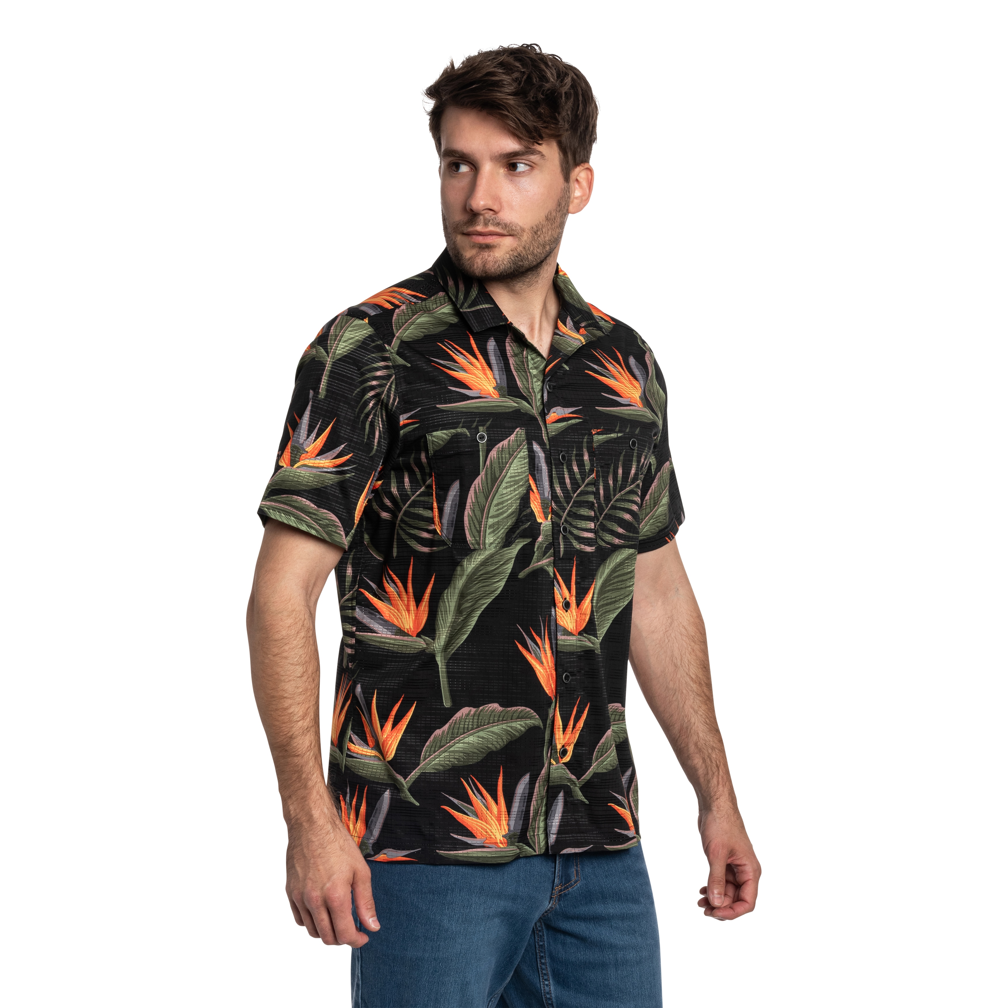 Koszula 5.11 Adventure Print Short Sleeve - Black Knives of Paradise