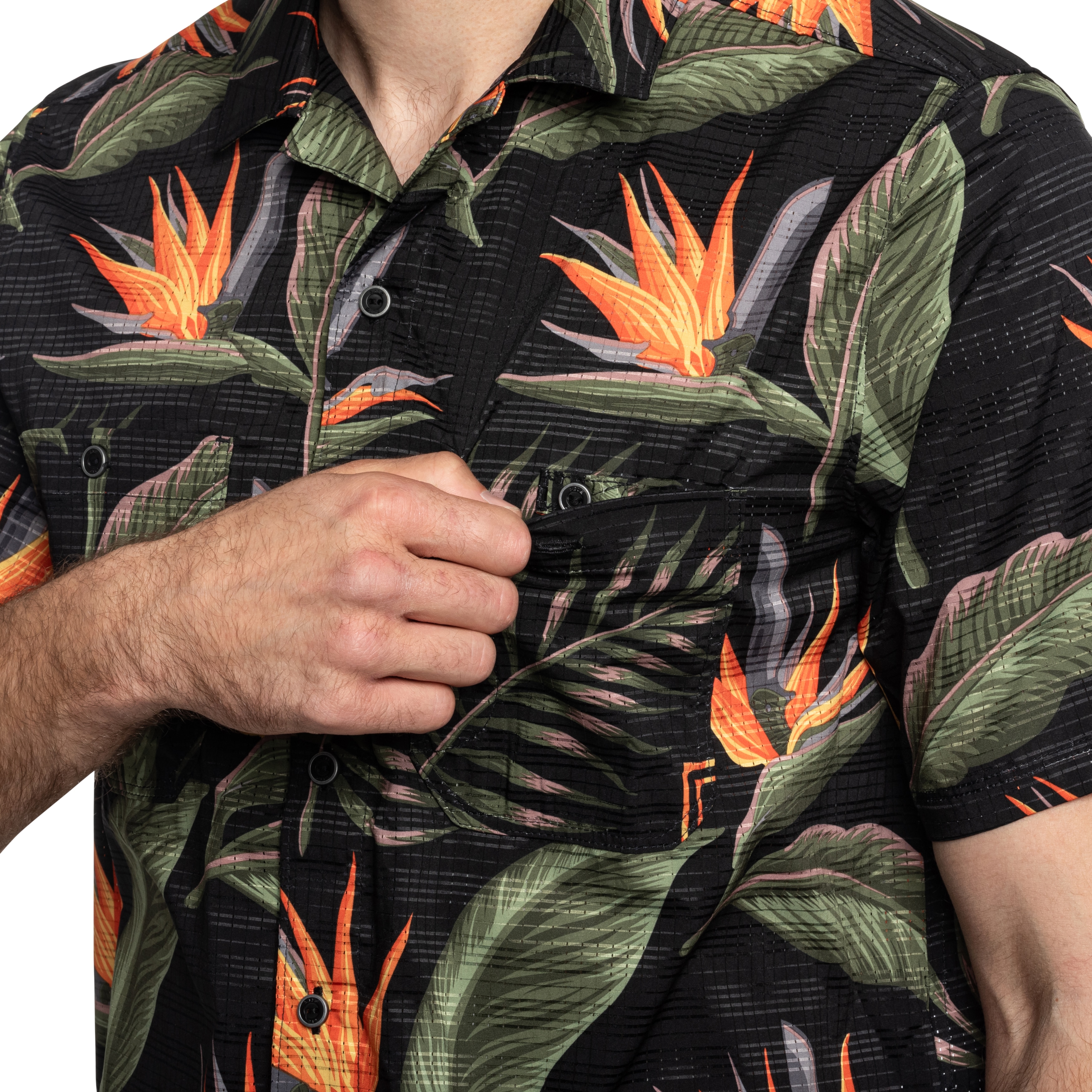 Koszula 5.11 Adventure Print Short Sleeve - Black Knives of Paradise