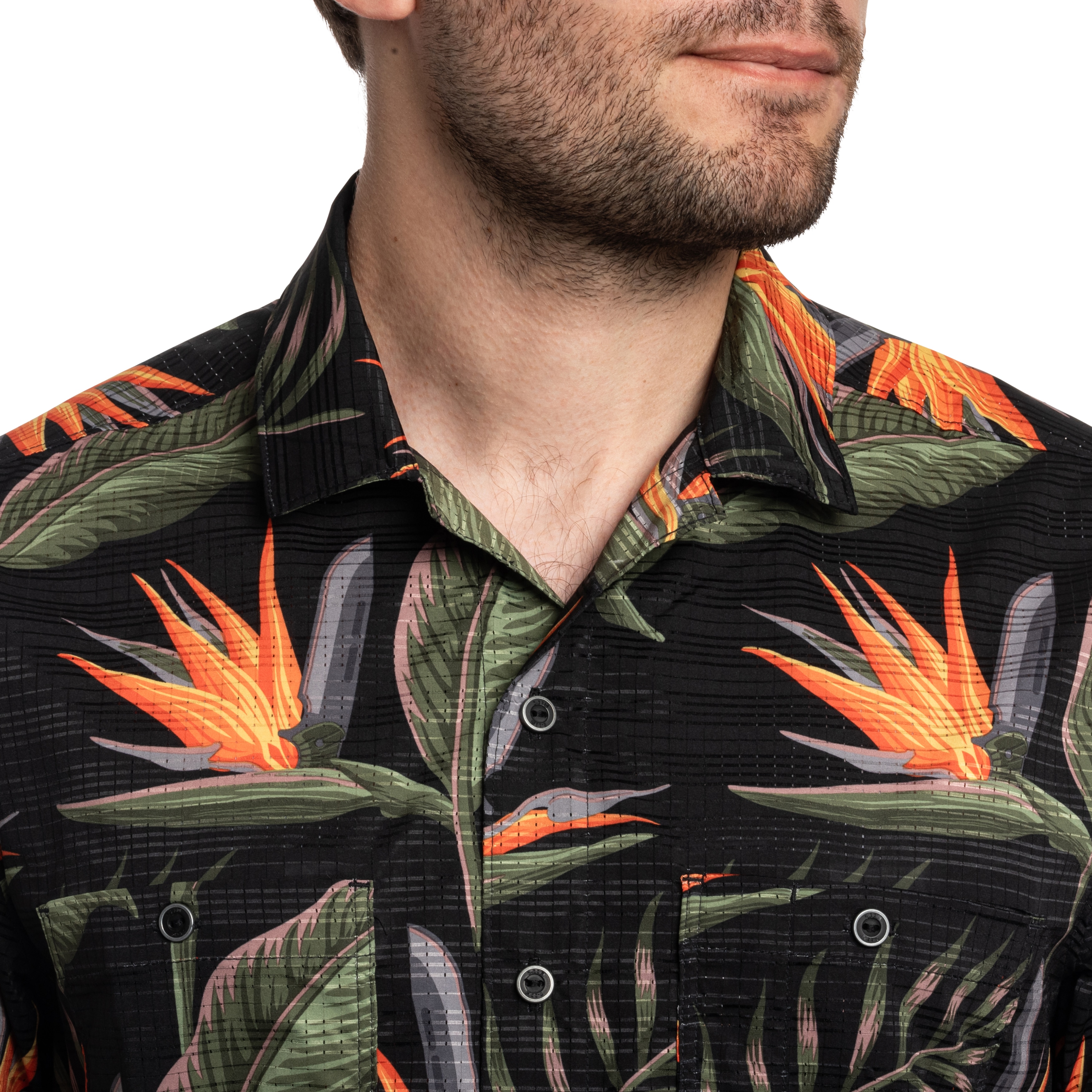 Koszula 5.11 Adventure Print Short Sleeve - Black Knives of Paradise