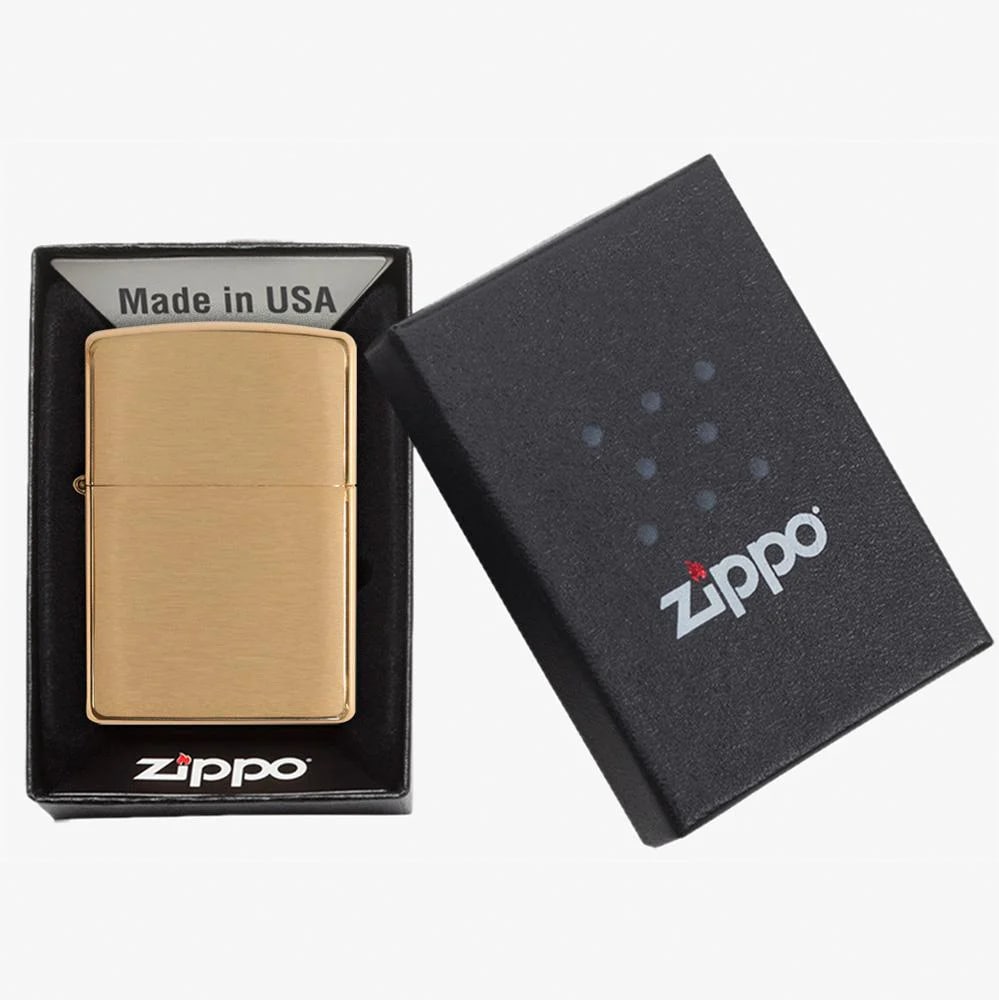 Zapalniczka benzynowa Zippo - Brass Brushed