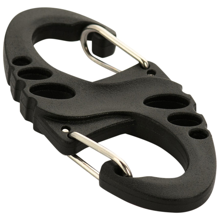 Karabińczyk M-Tac S-Hook plastikowy Black - 5 szt.