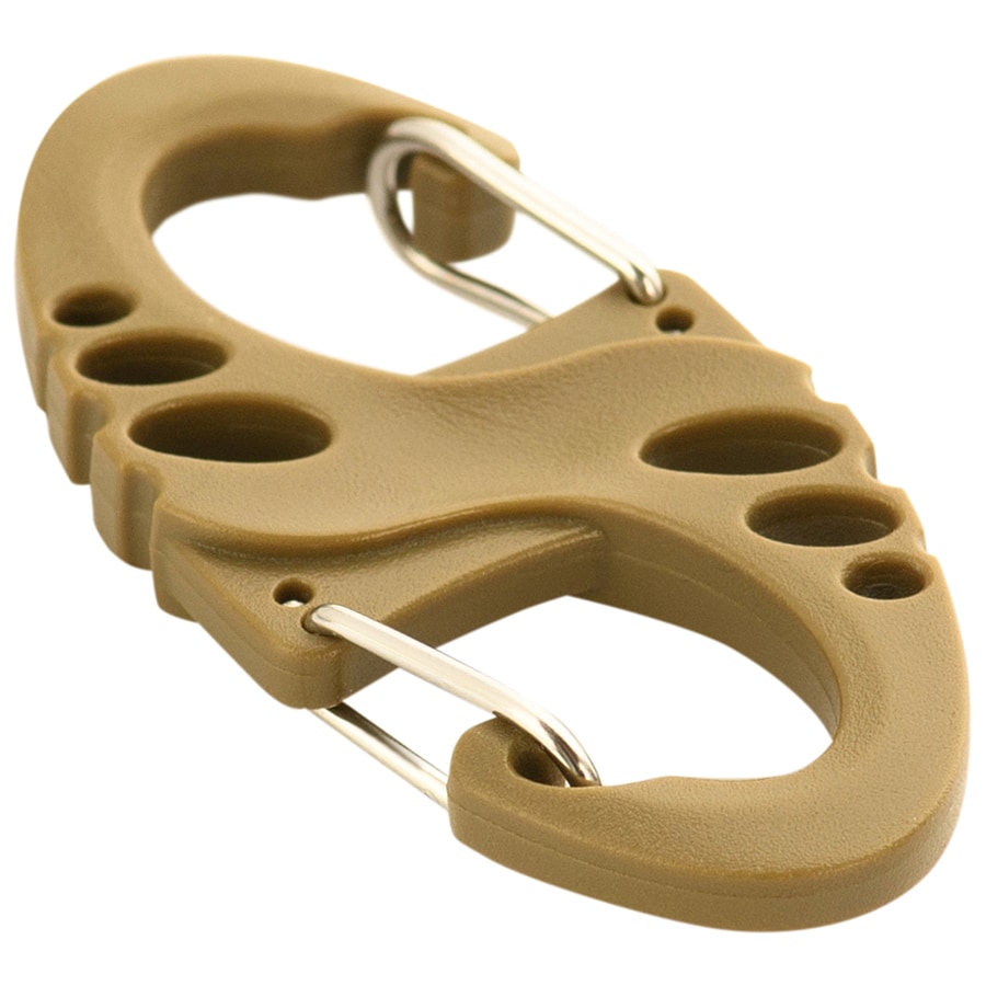 Карабін M-Tac S-Hook пластиковий Coyote - 5 шт.