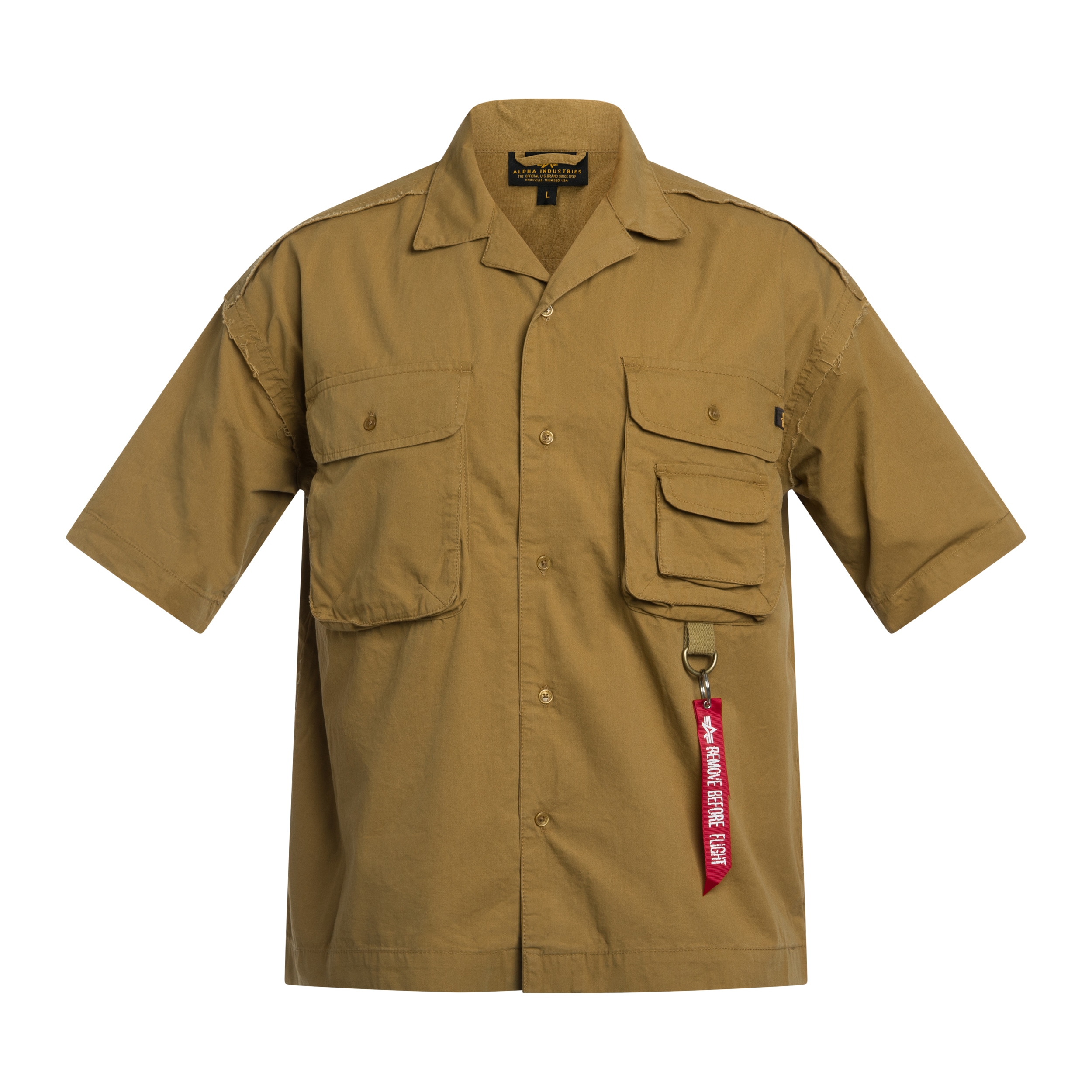 Koszula Alpha Industries Aloha Safari Short Sleeve - Khaki