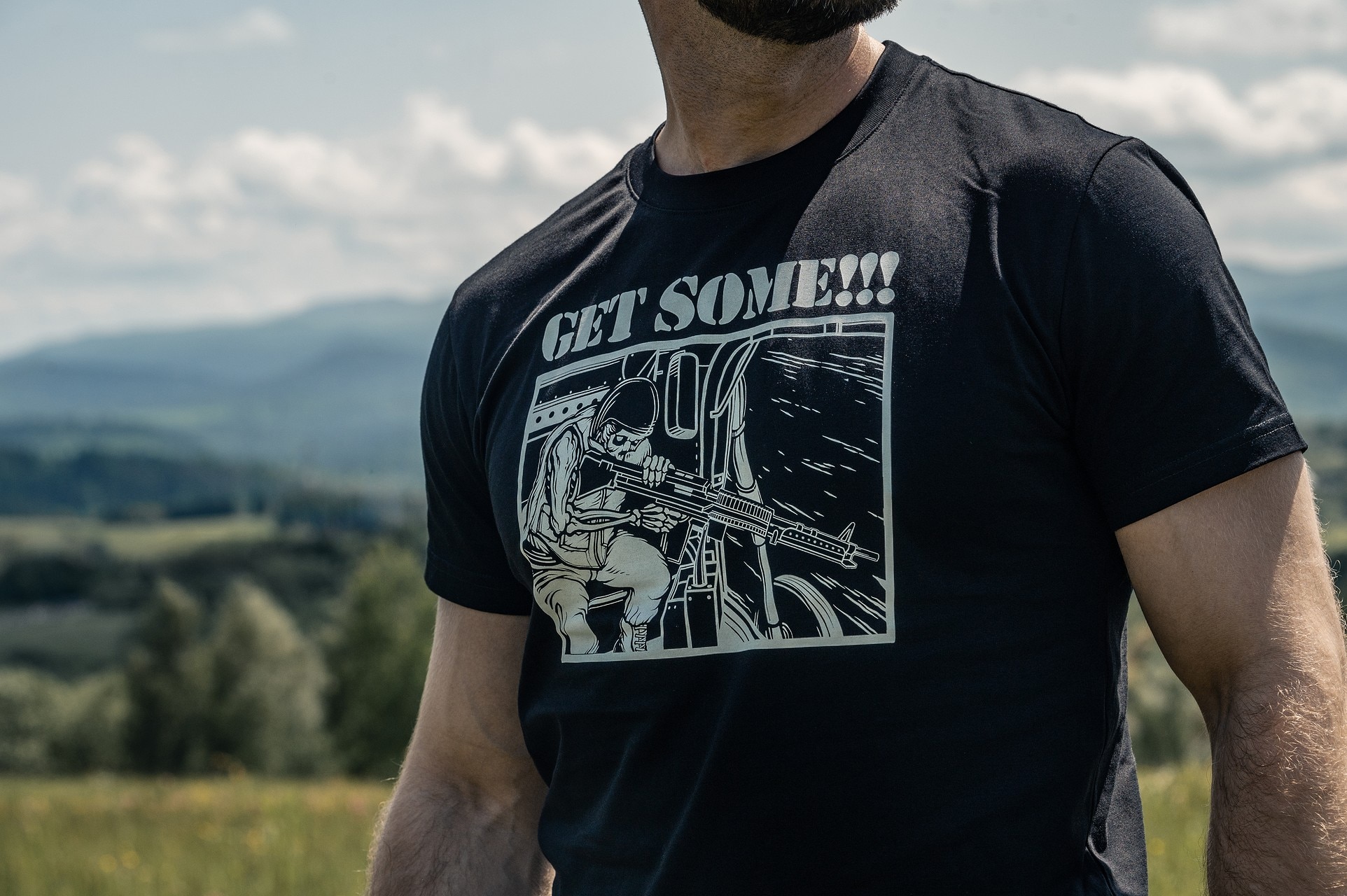 Футболка T-Shirt Helikon Get Some! - Black